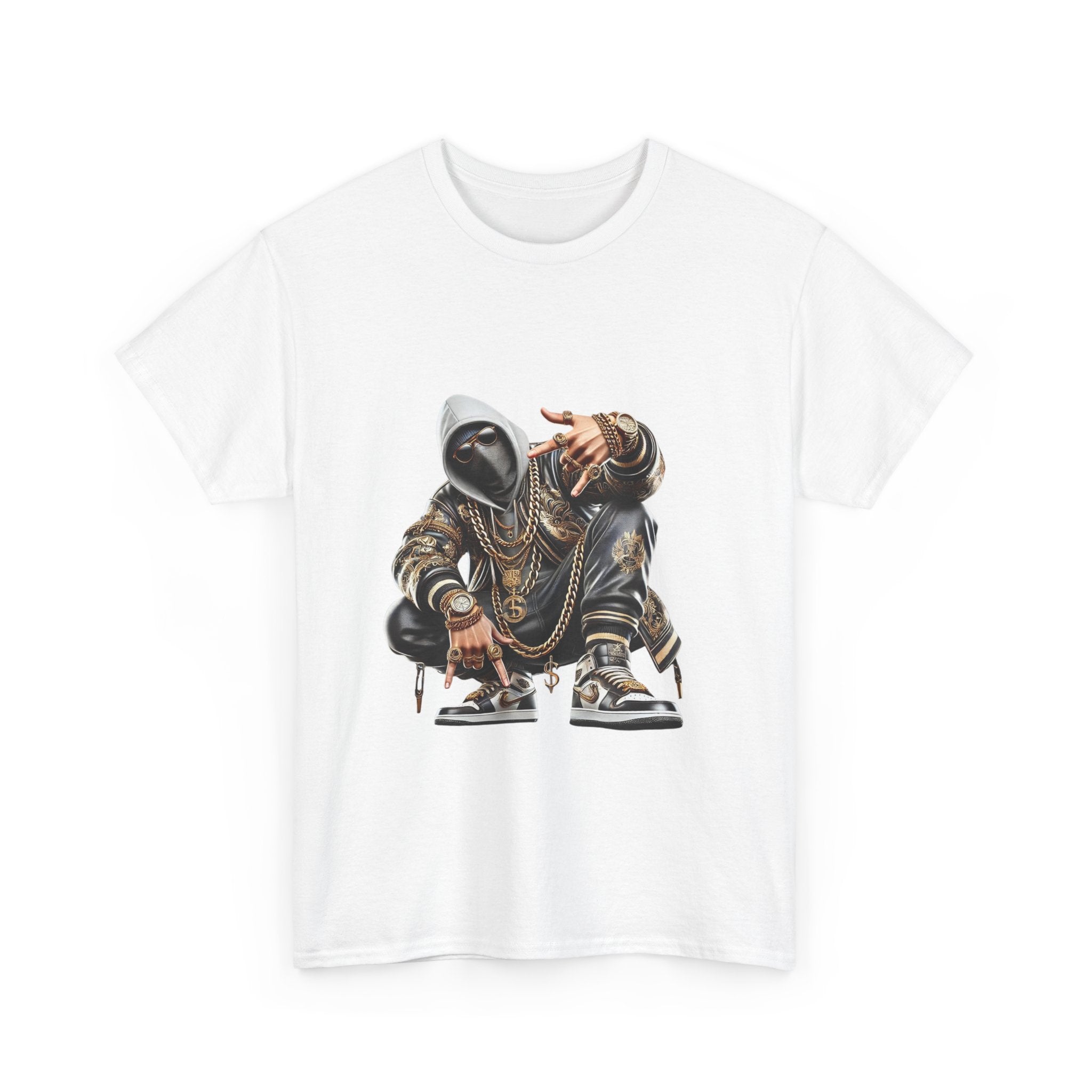 Urban Streetwear Tee with Graffiti Design