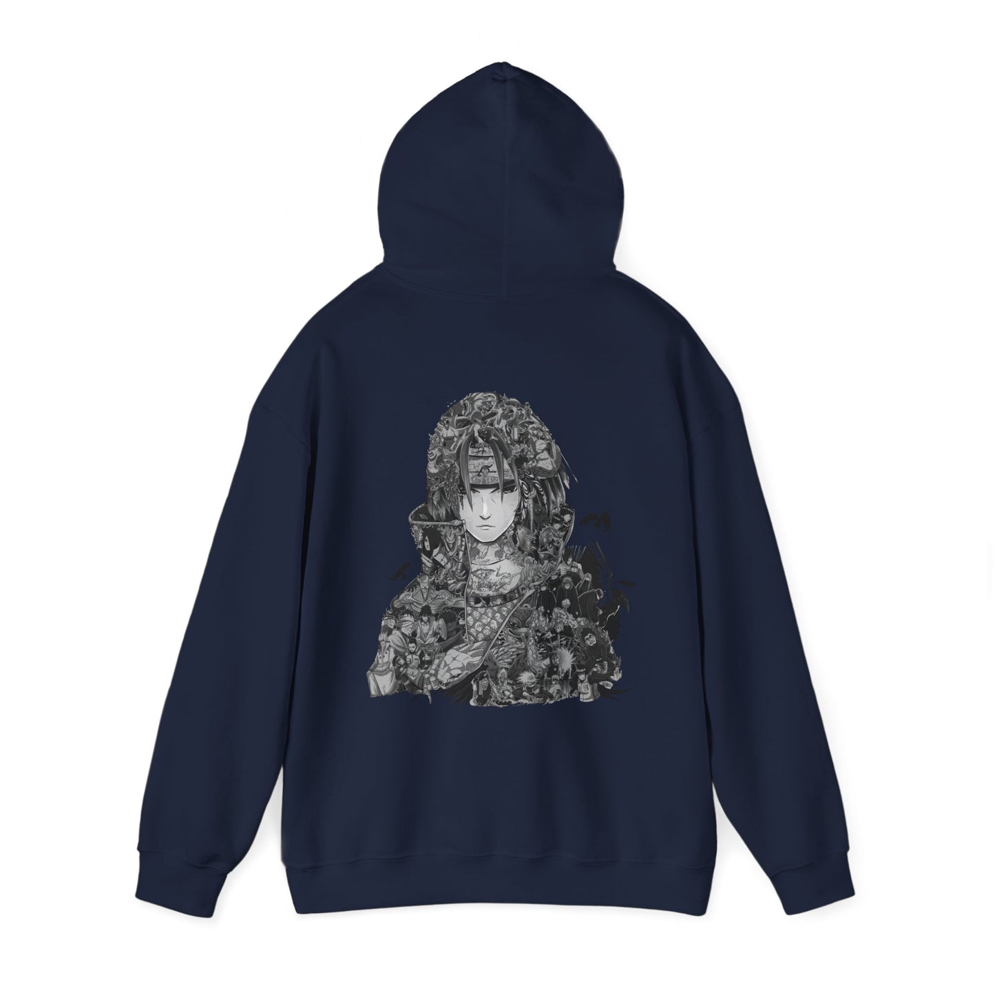 Anime-Inspired Unisex Heavy Blend™ Hooded Sweatshirt - Bold Graphic Design for Fans