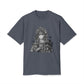 Vintage-Inspired Unisex Heavy Faded Tee with Artistic Design