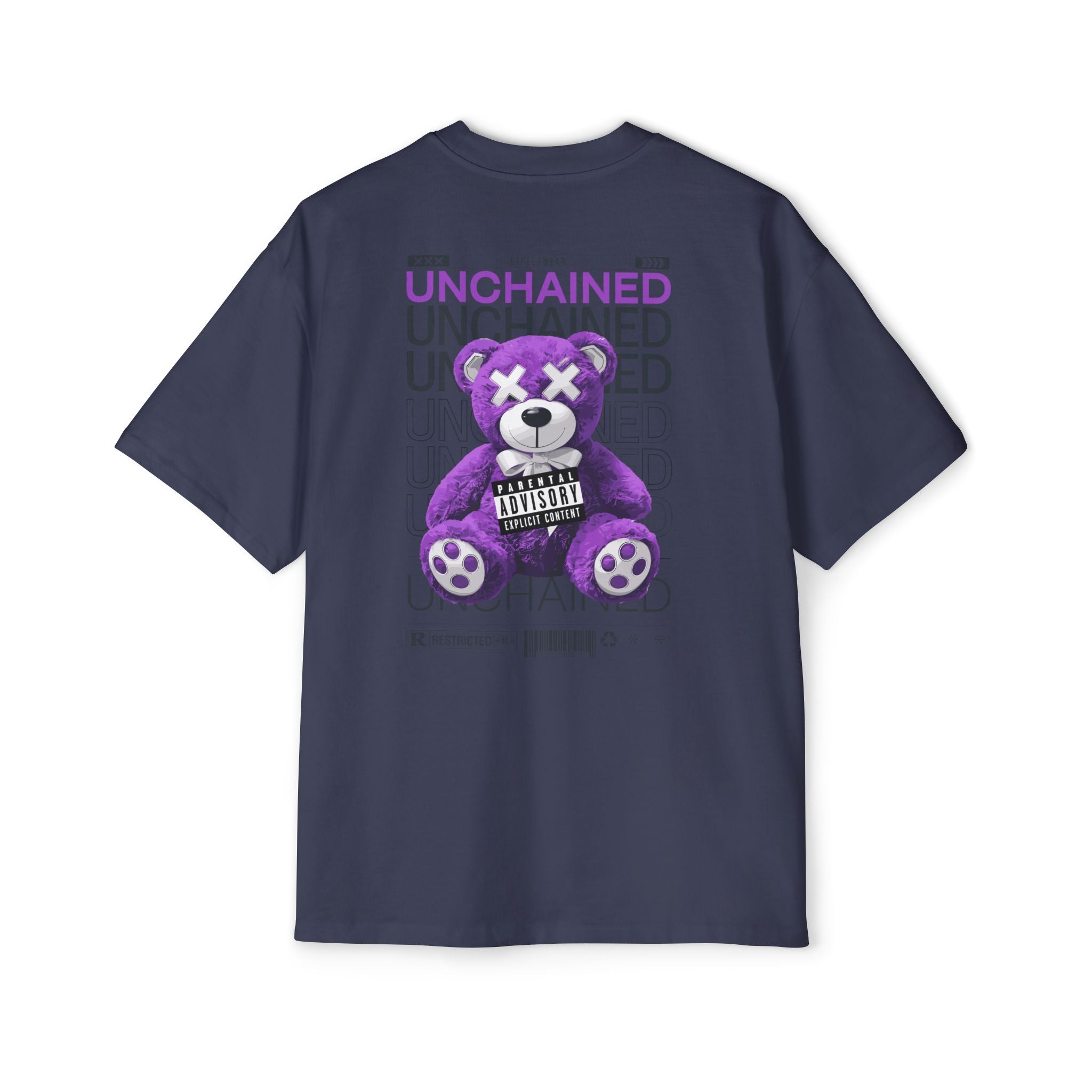 Unchained Bear Graphic Tee - Oversized Streetwear T-Shirt