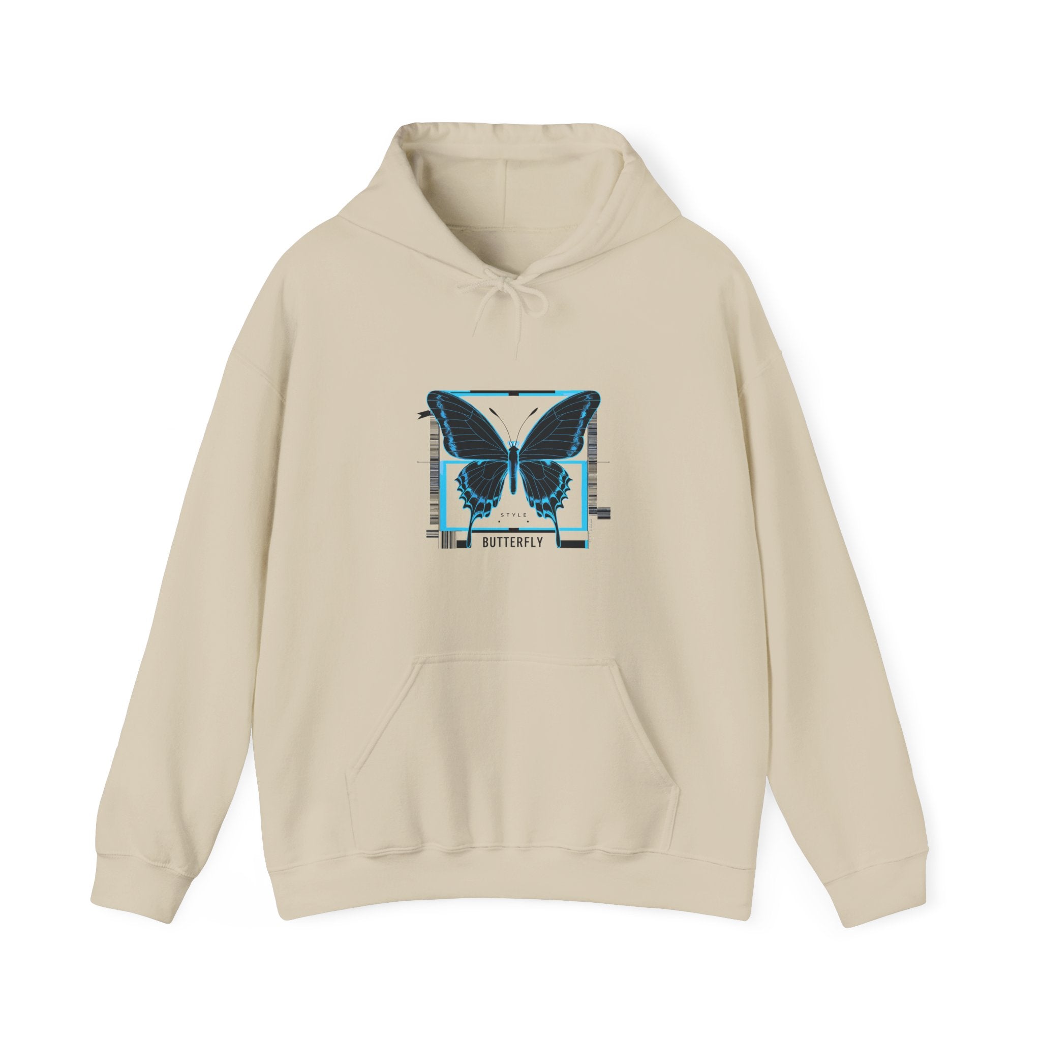 Butterfly Dream Unisex Heavy Blend Hoodie - Artistic Nature Inspired Sweatshirt