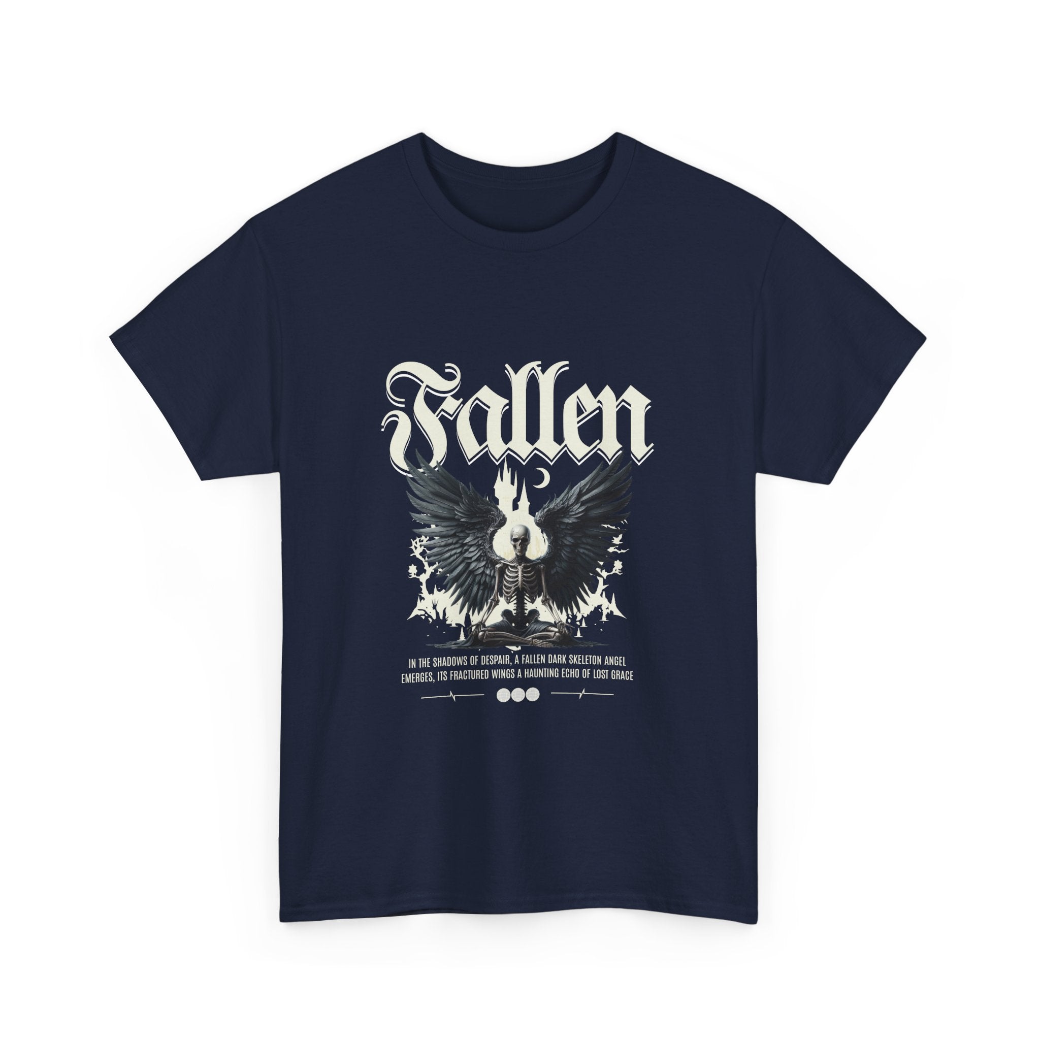 Fallen Graphic Unisex Heavy Cotton Tee - Casual Style for Music Lovers.