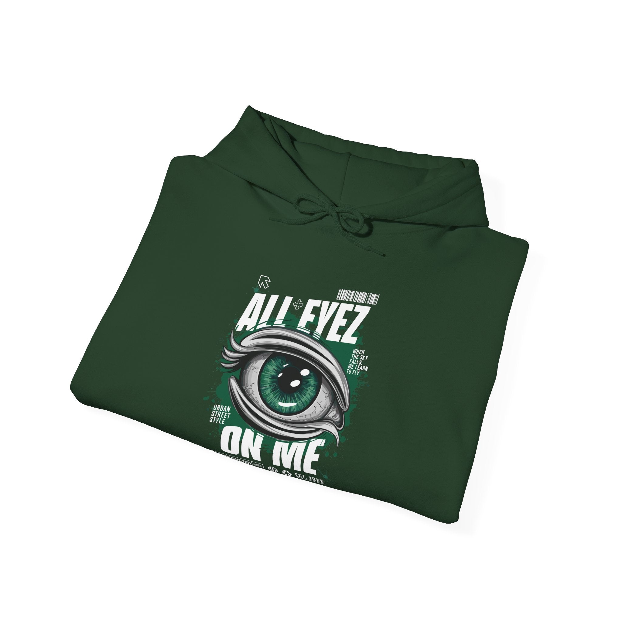 All Eyez On Me Unisex Heavy Blend Hoodie - Urban Streetwear Sweatshirt