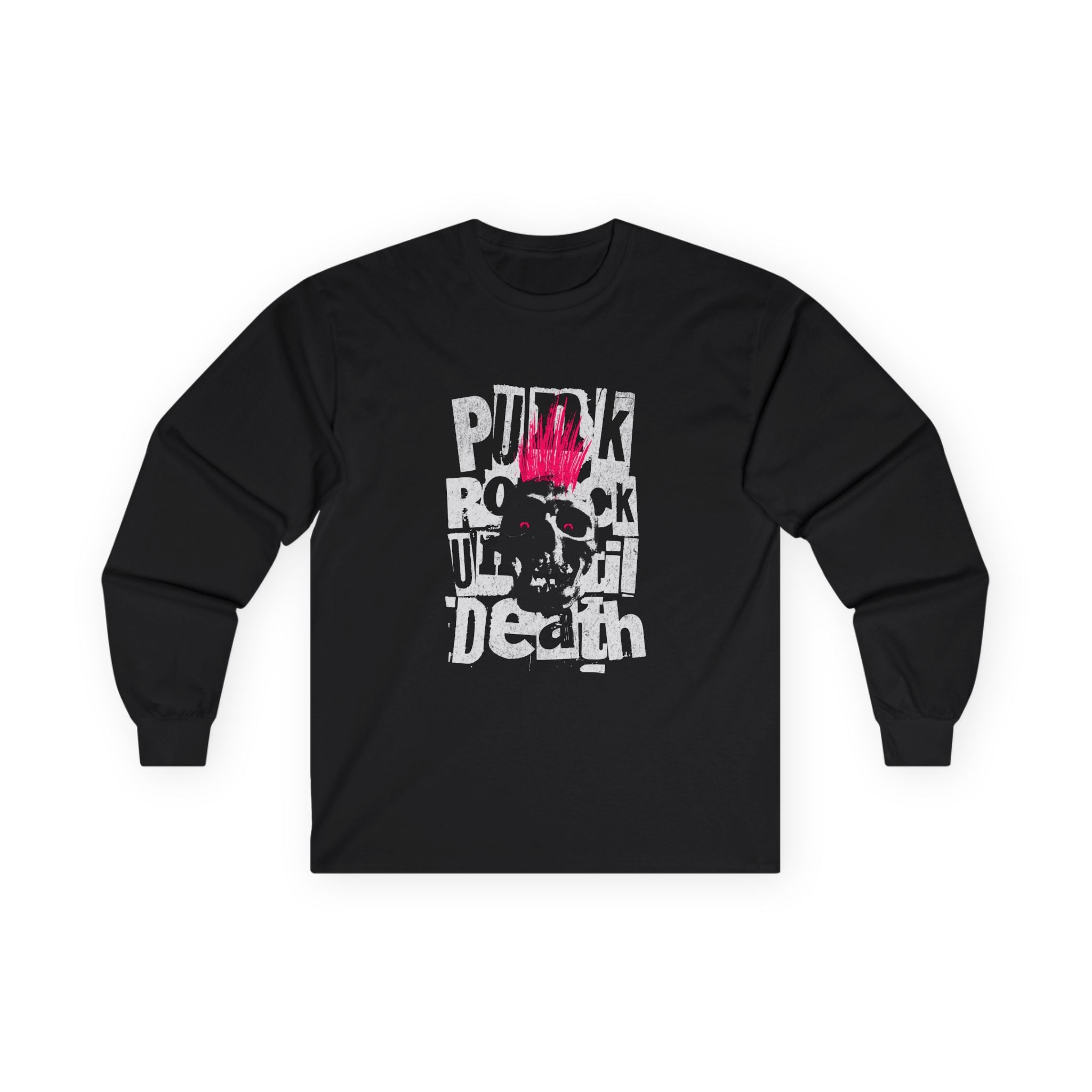 Punk Rock Death Unisex Long Sleeve Tee.