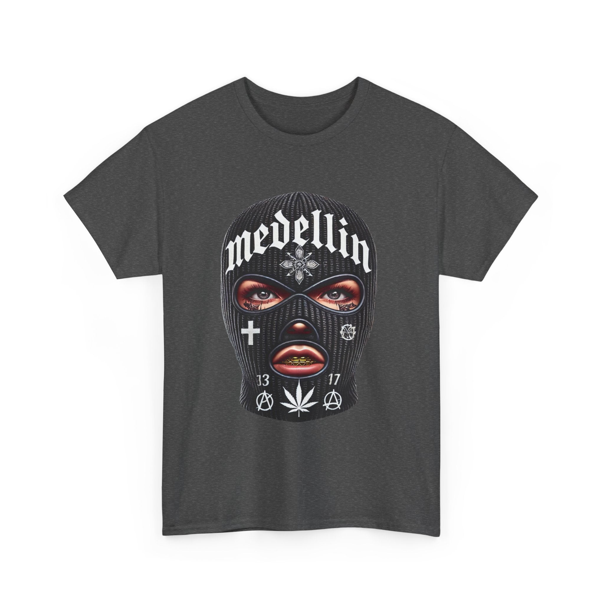 Anarchy Ski Mask Girl Unisex Heavy Cotton Tee