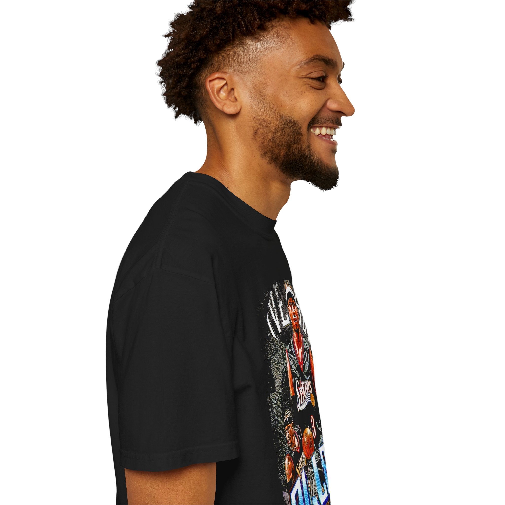 Vintage Allen-Iverson Basketball Graphic Tee - Unisex Garment-Dyed T-Shirt