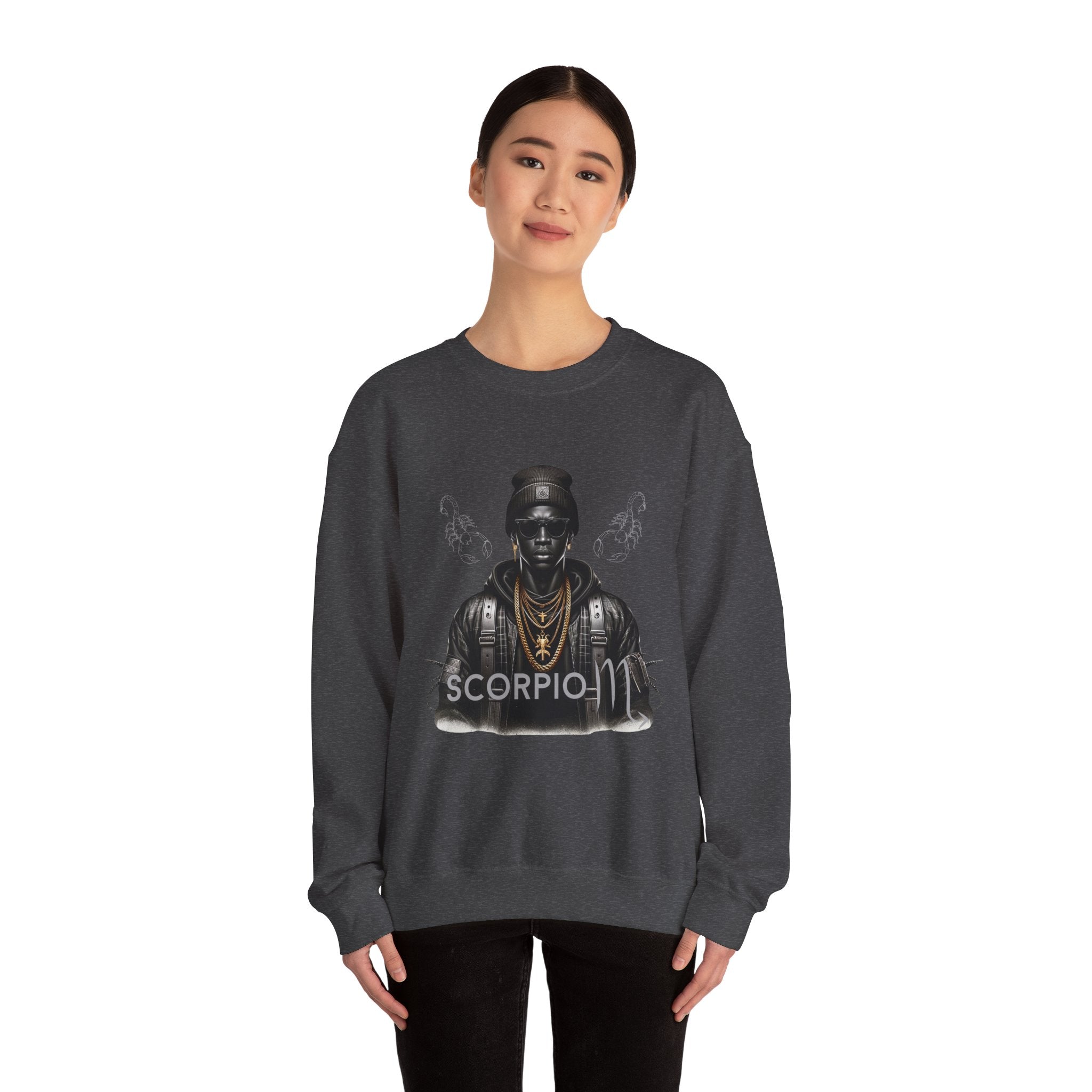 Scorpio Zodiac Crewneck Sweatshirt for Astrology Lovers