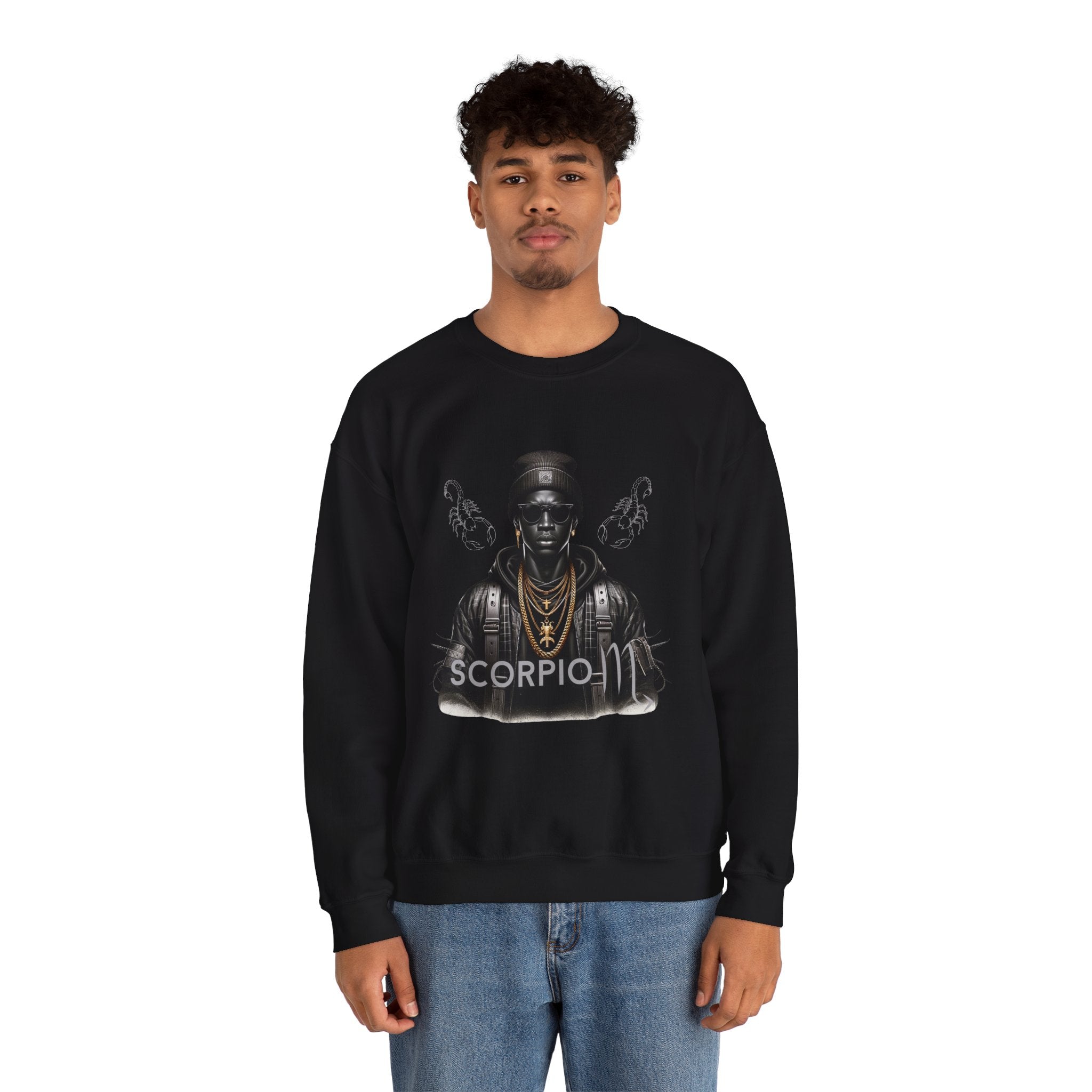 Scorpio Zodiac Crewneck Sweatshirt for Astrology Lovers