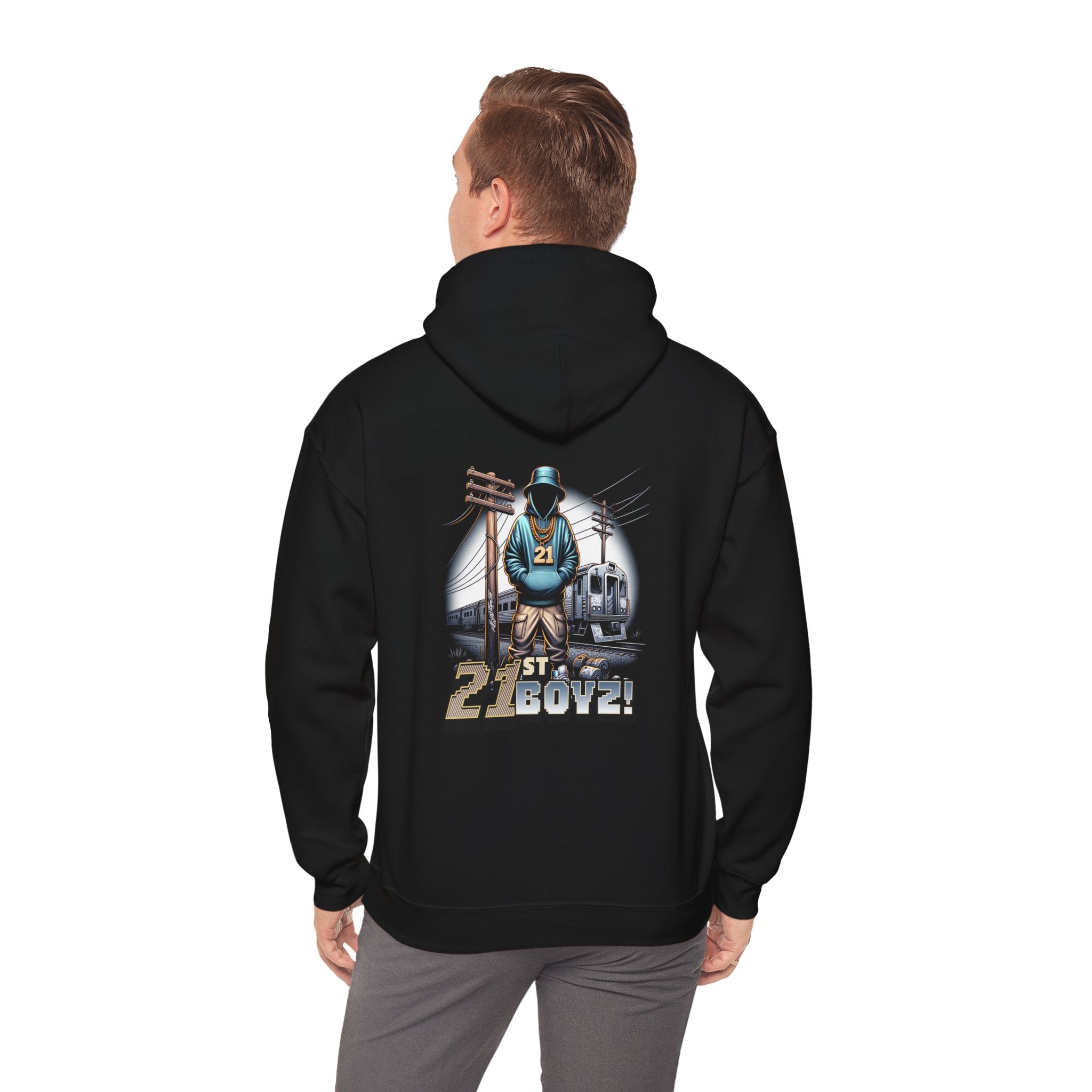 Urban Vibe Hoodie with 21st Boy Design