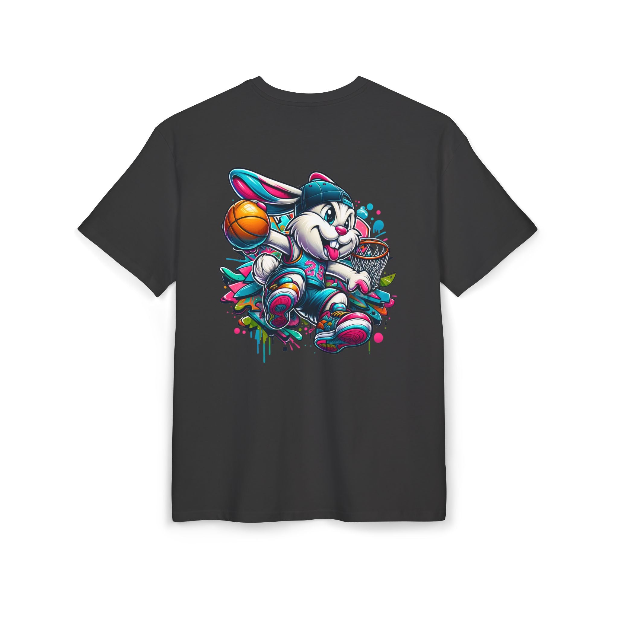 Basketball Bunny Boy Unisex Heavy Oversize Tee