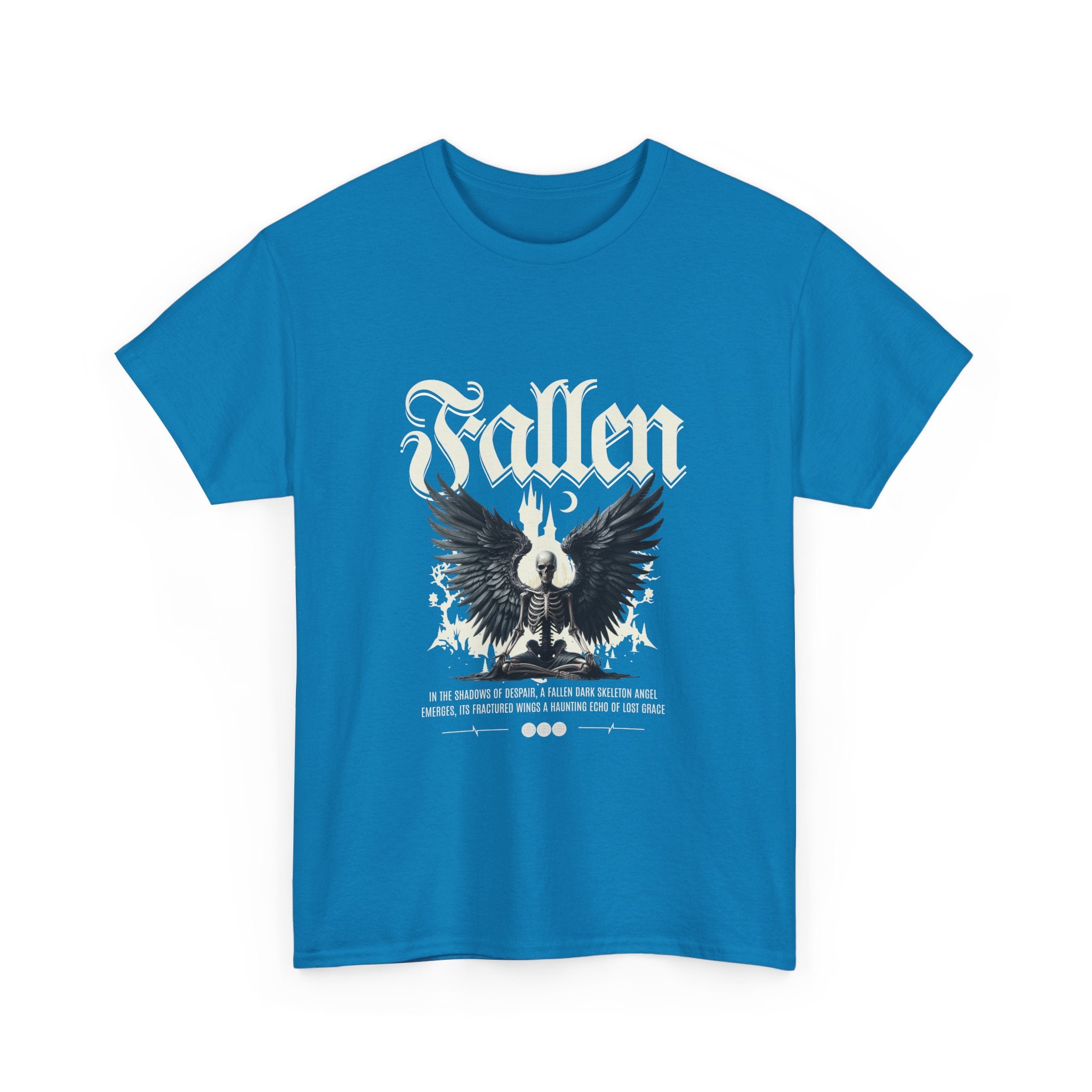 Fallen Graphic Unisex Heavy Cotton Tee - Casual Style for Music Lovers.