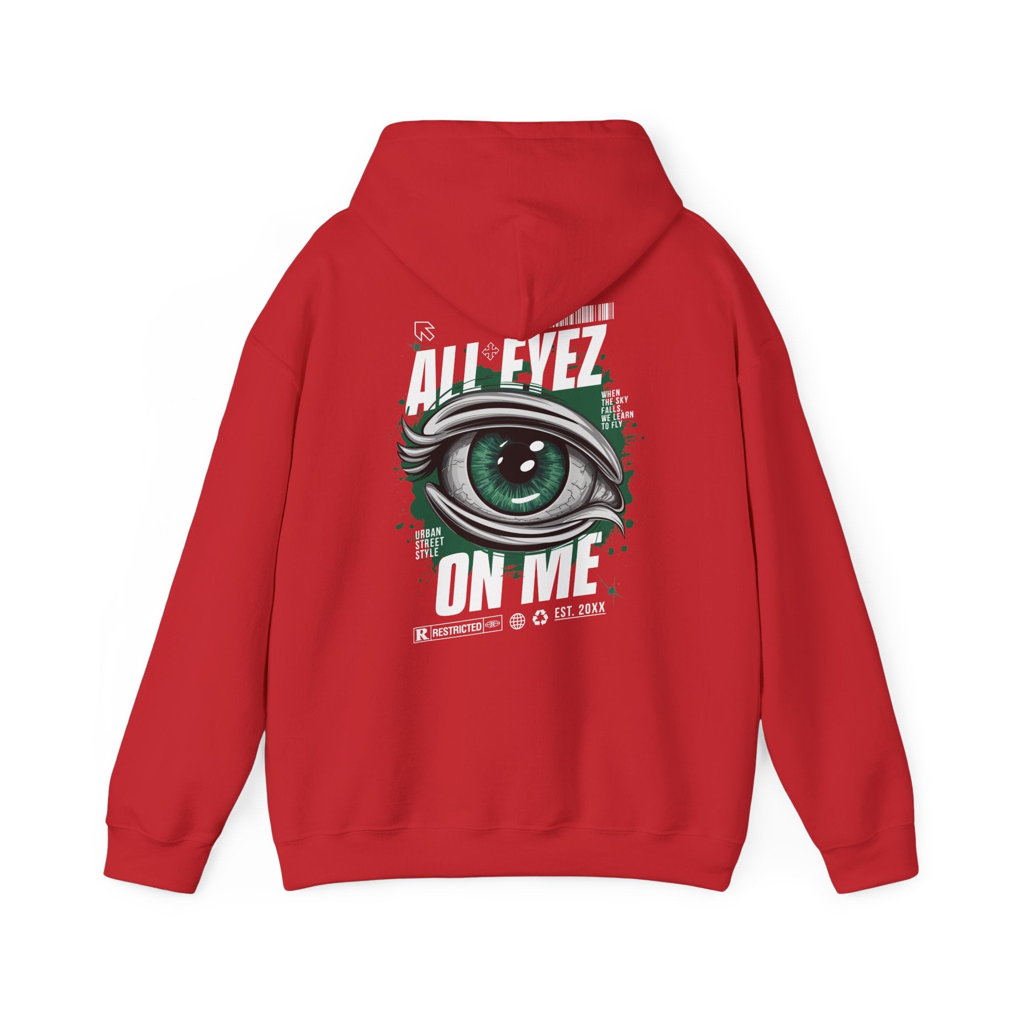 All Eyez On Me Unisex Heavy Blend Hoodie - Urban Streetwear Sweatshirt