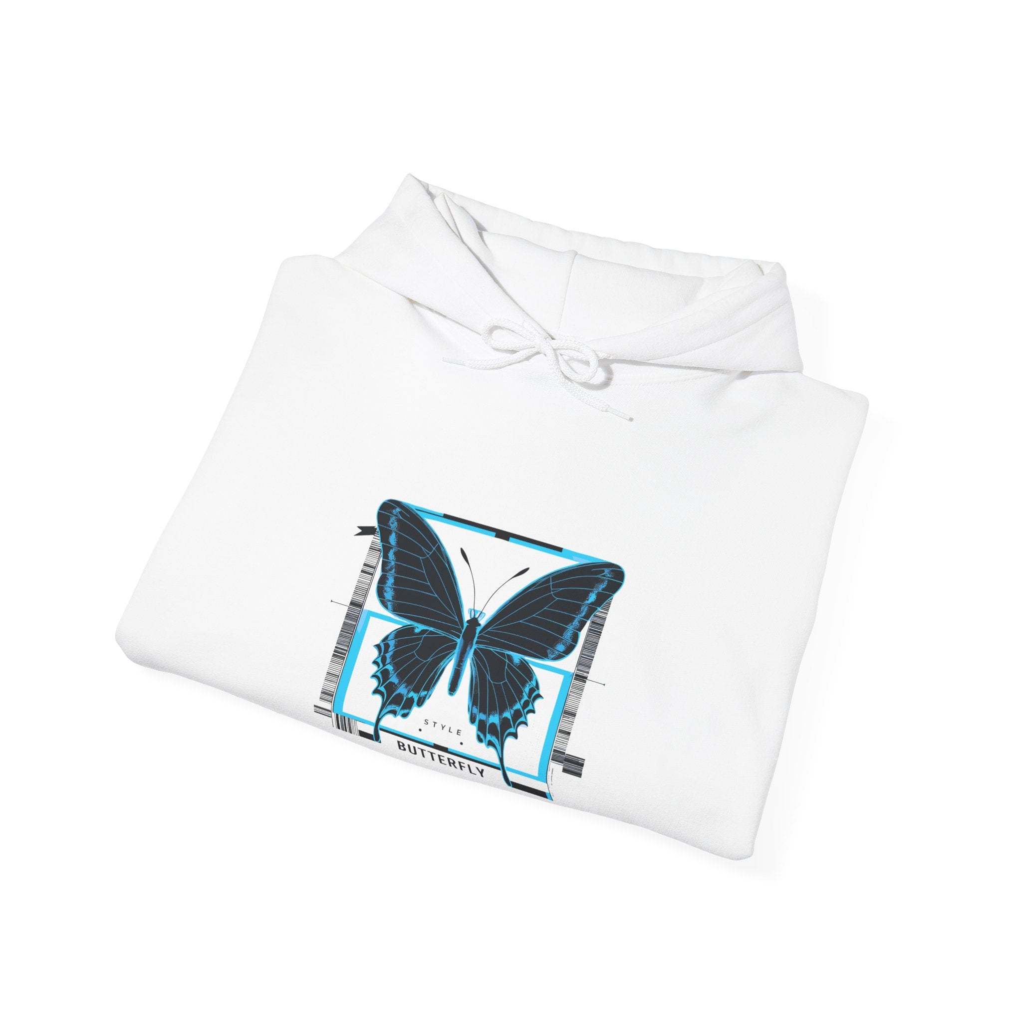 Butterfly Dream Unisex Heavy Blend Hoodie - Artistic Nature Inspired Sweatshirt
