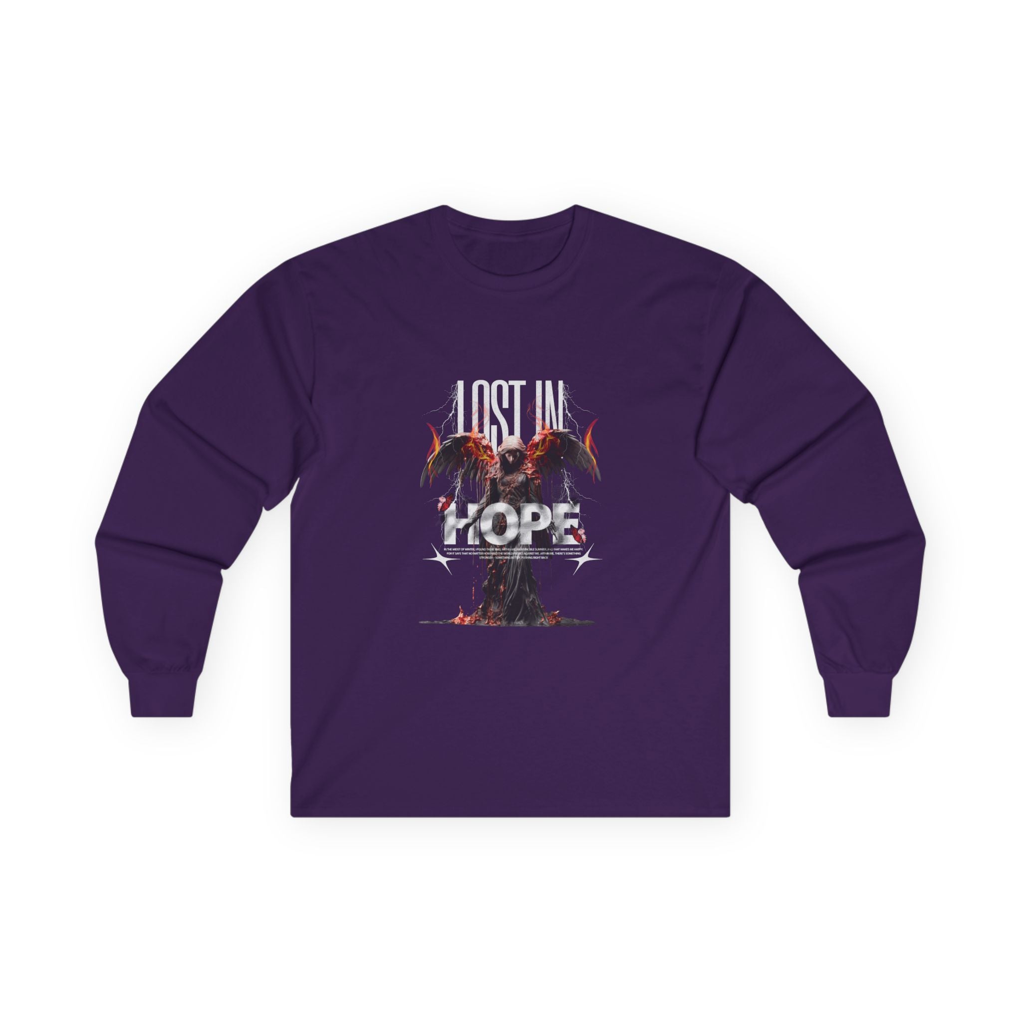 Lost in Hope Unisex Long Sleeve Tee - Stylish Cotton Shirt for Inspirational Souls
