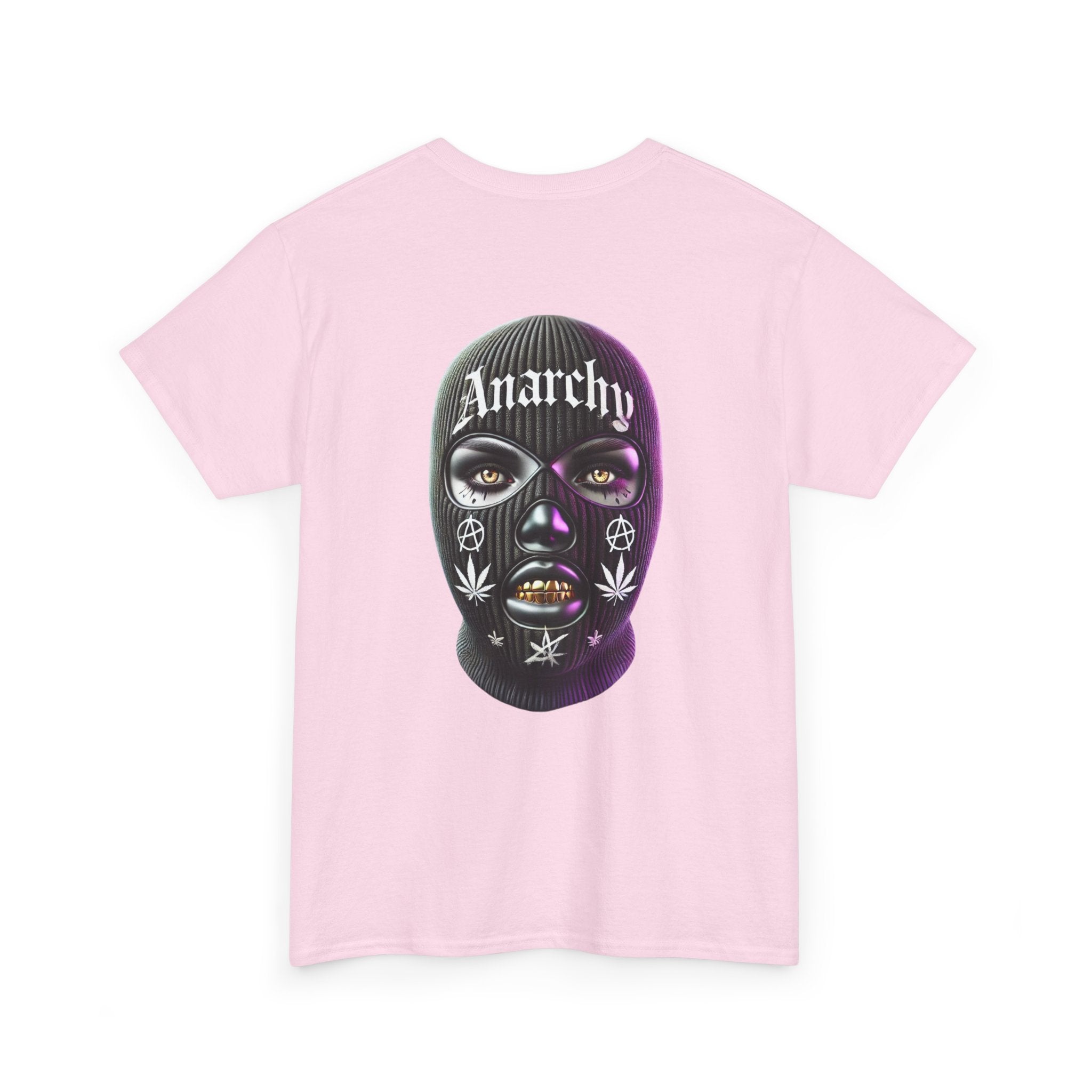 Anarchy Ski Mask Girl Unisex Heavy Cotton Tee