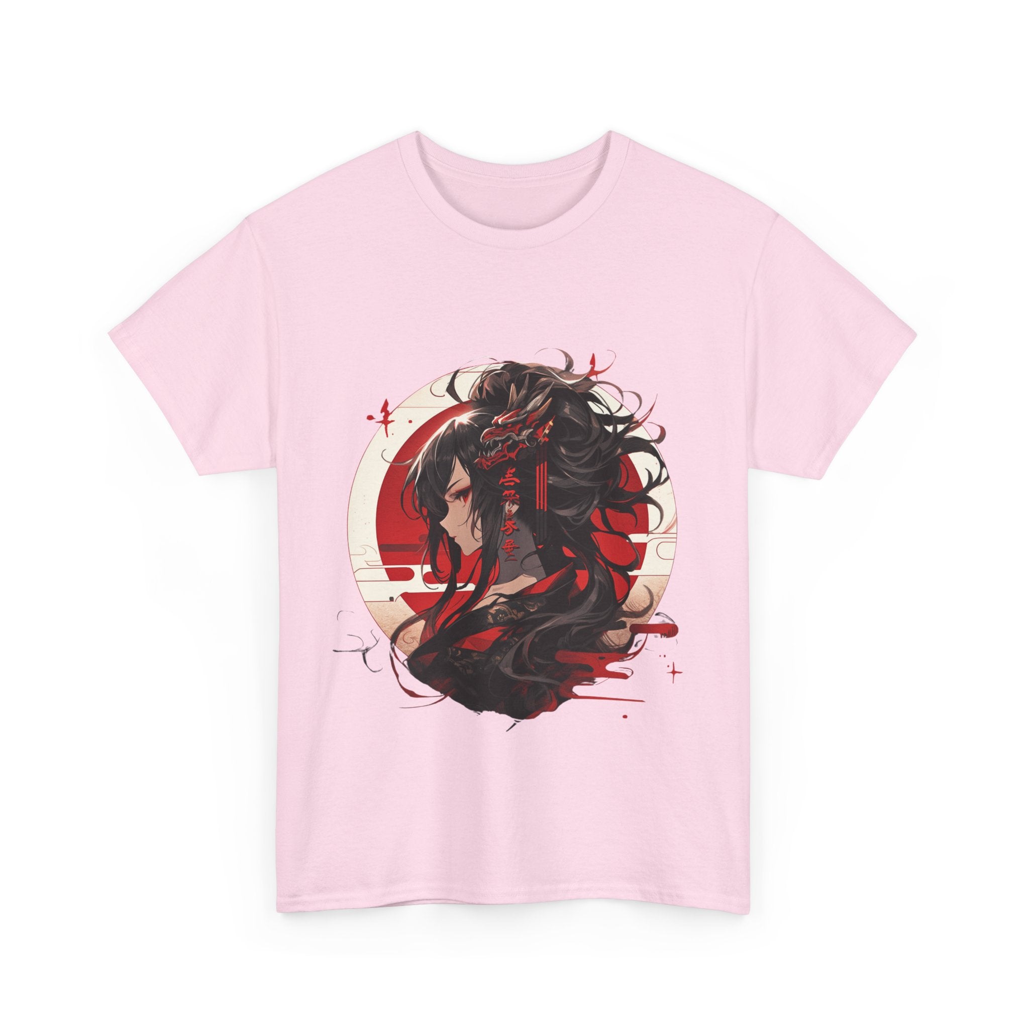 Anime Dragon Girl Unisex Heavy Cotton Tee