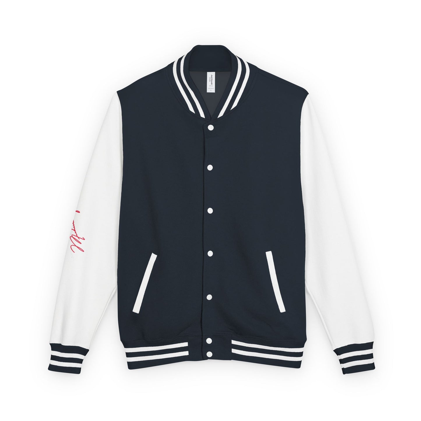 Unisex Heavyweight Letterman Jacket - Retro Basketball Style with Michael Jordan Graphic