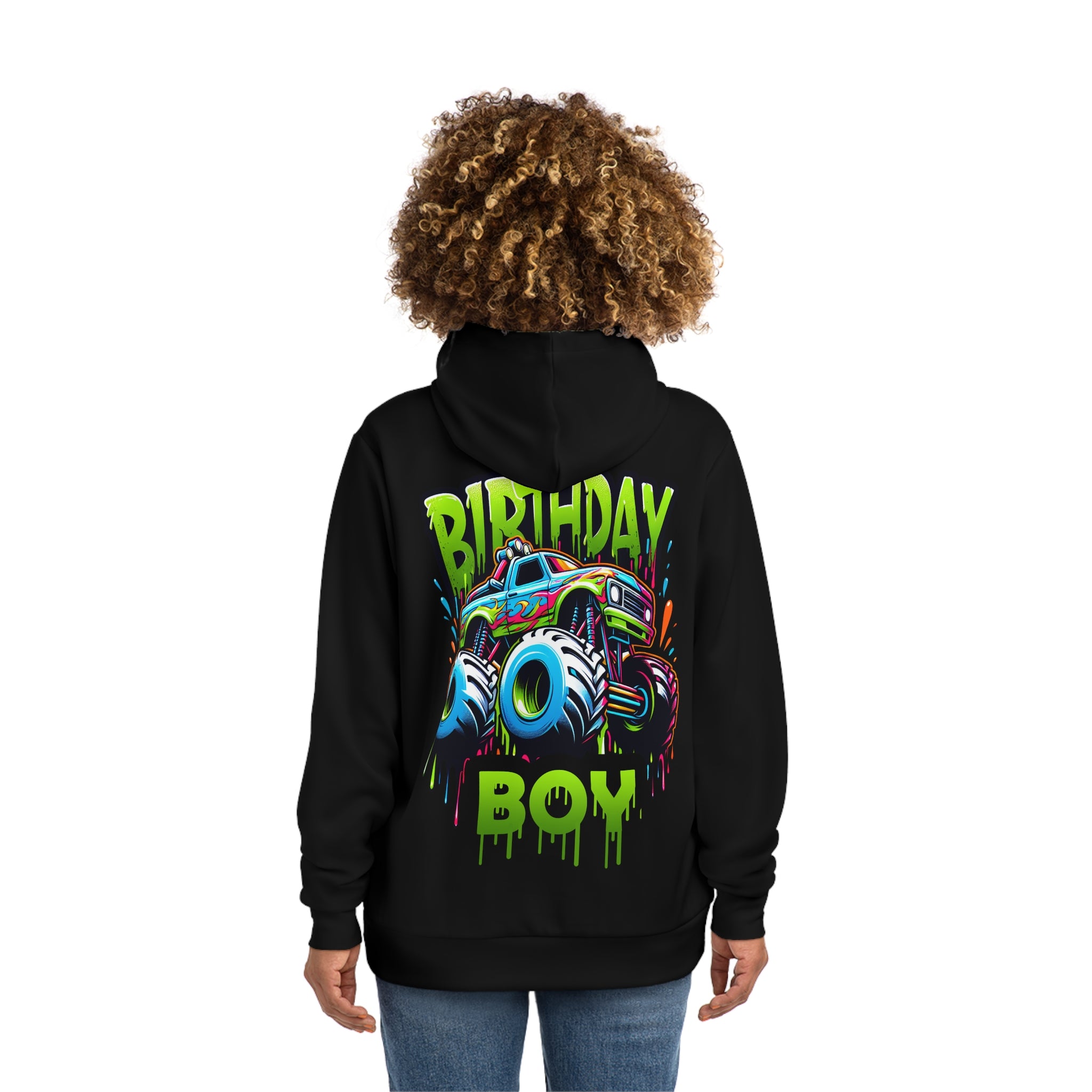 Birthday Boy Monster Truck Fashion Hoodie