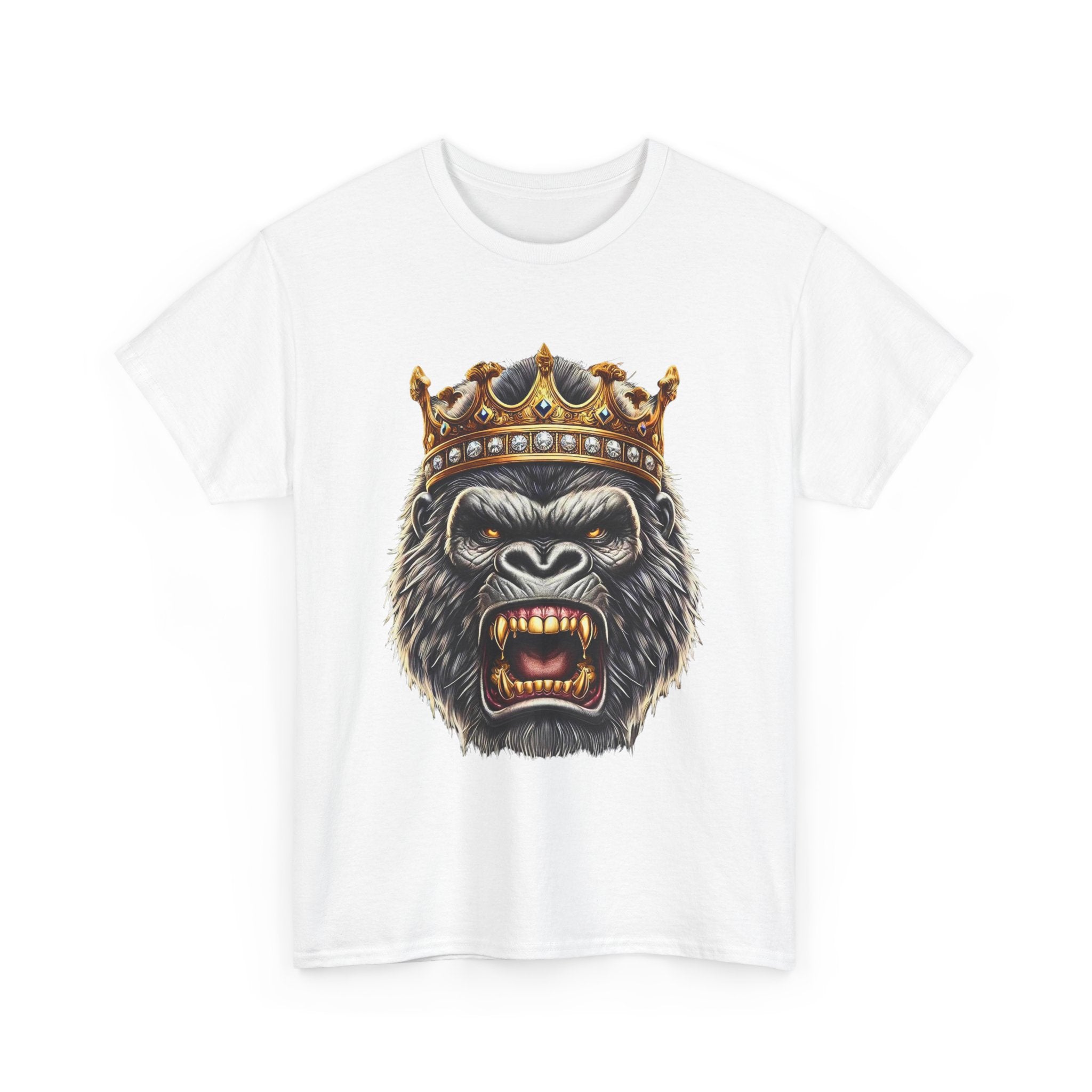 Angry Gorilla King Unisex Heavy Cotton Tee