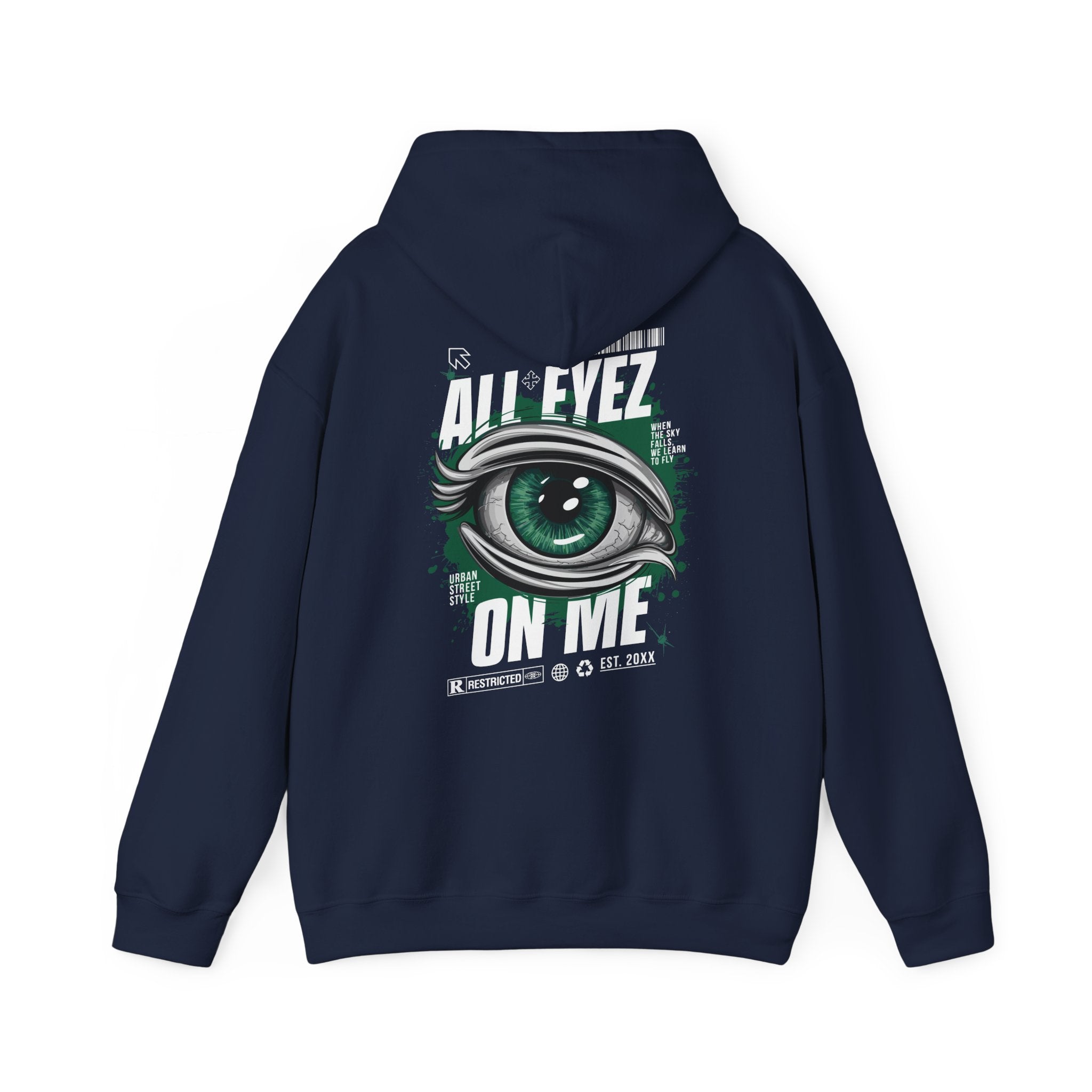 All Eyez On Me Unisex Heavy Blend Hoodie - Urban Streetwear Sweatshirt