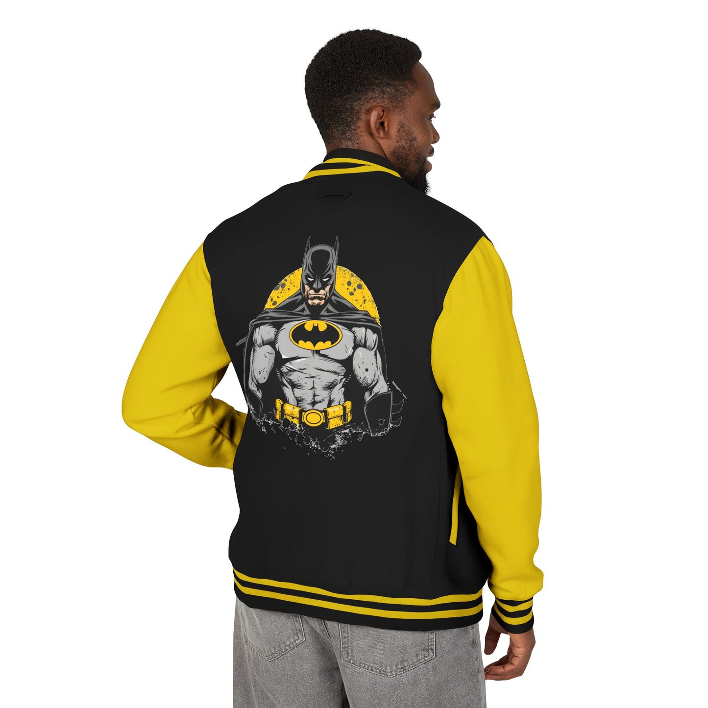 Unisex Batman Heavyweight Letterman Jacket - Classic & Stylish Outerwear