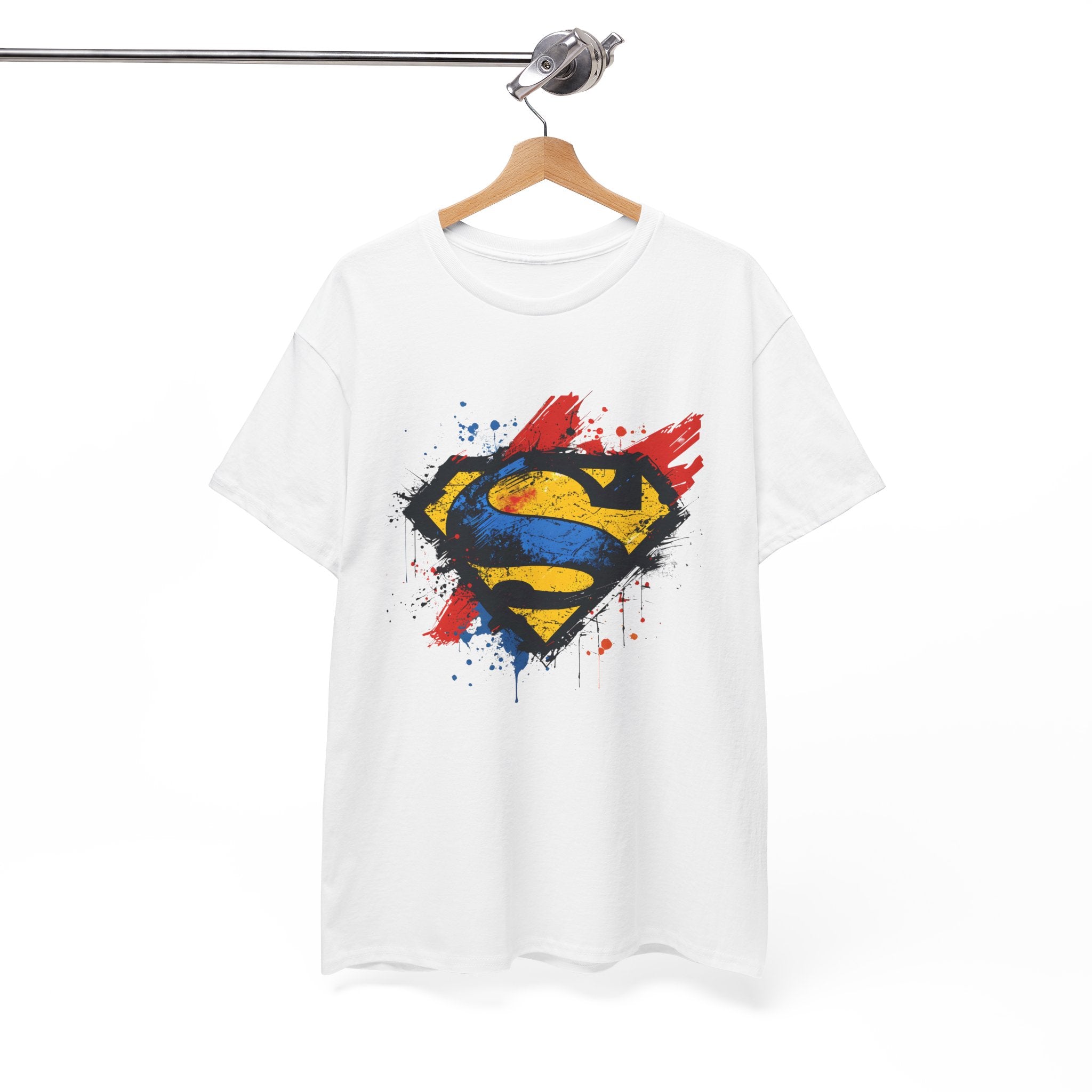 Superhero Superman Inspired Unisex Heavy Cotton Tee