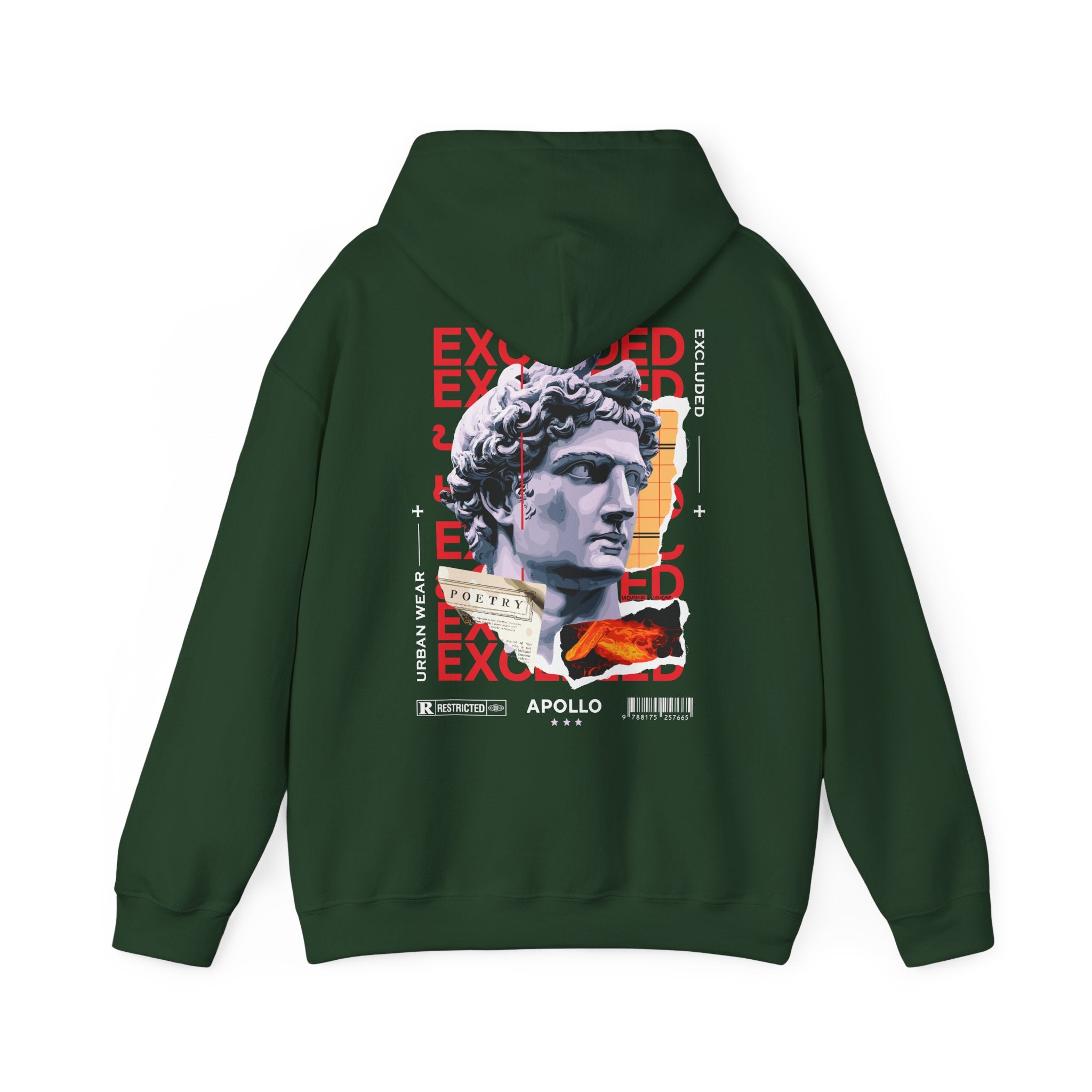 Artistic Apollo Hoodie  Excluded Design for Creative Souls