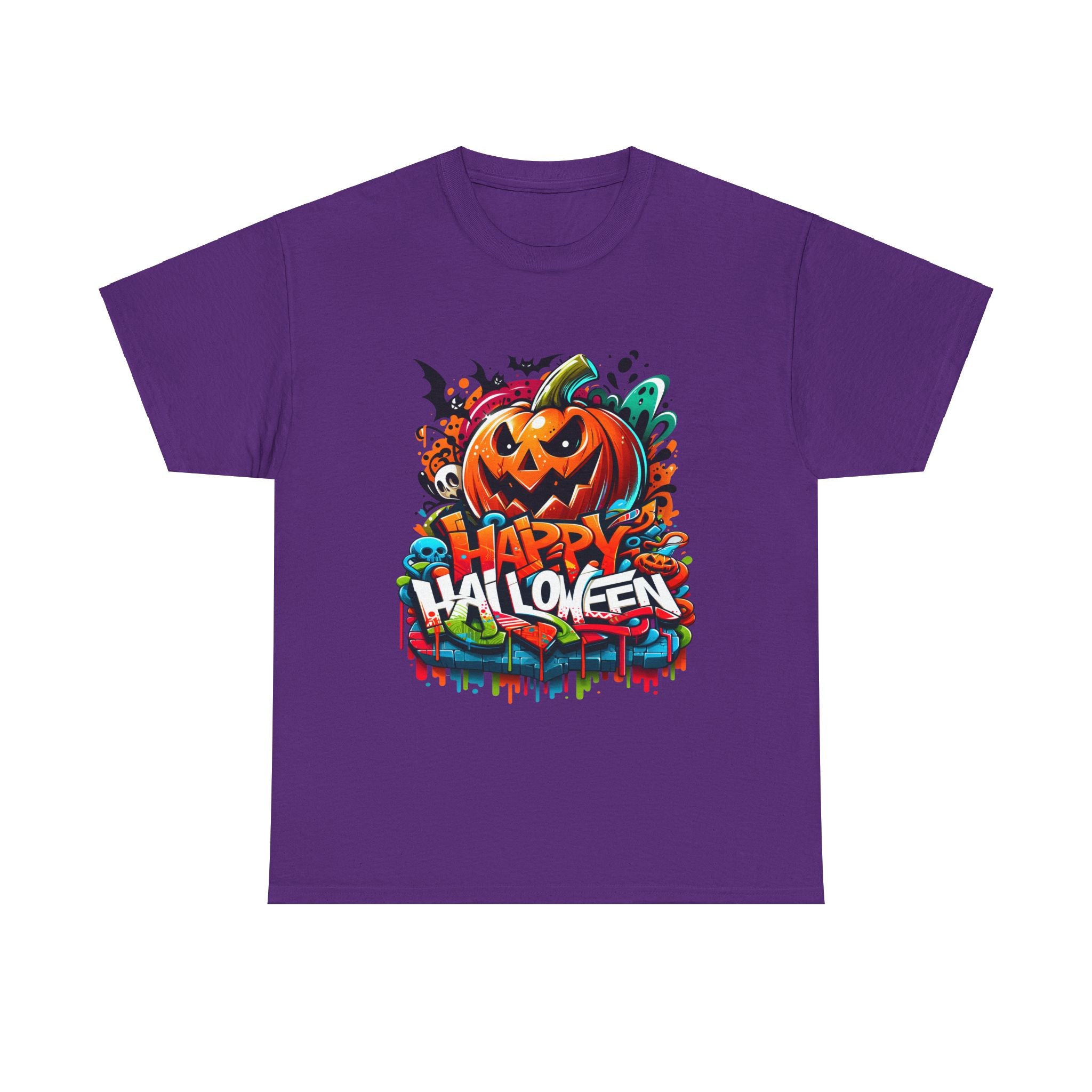 Happy Halloween Unisex Heavy Cotton Tee