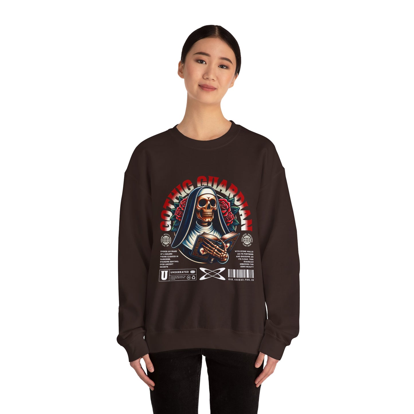 Gothic Guardian Crewneck Sweatshirt - Unisex Heavy Blend™.