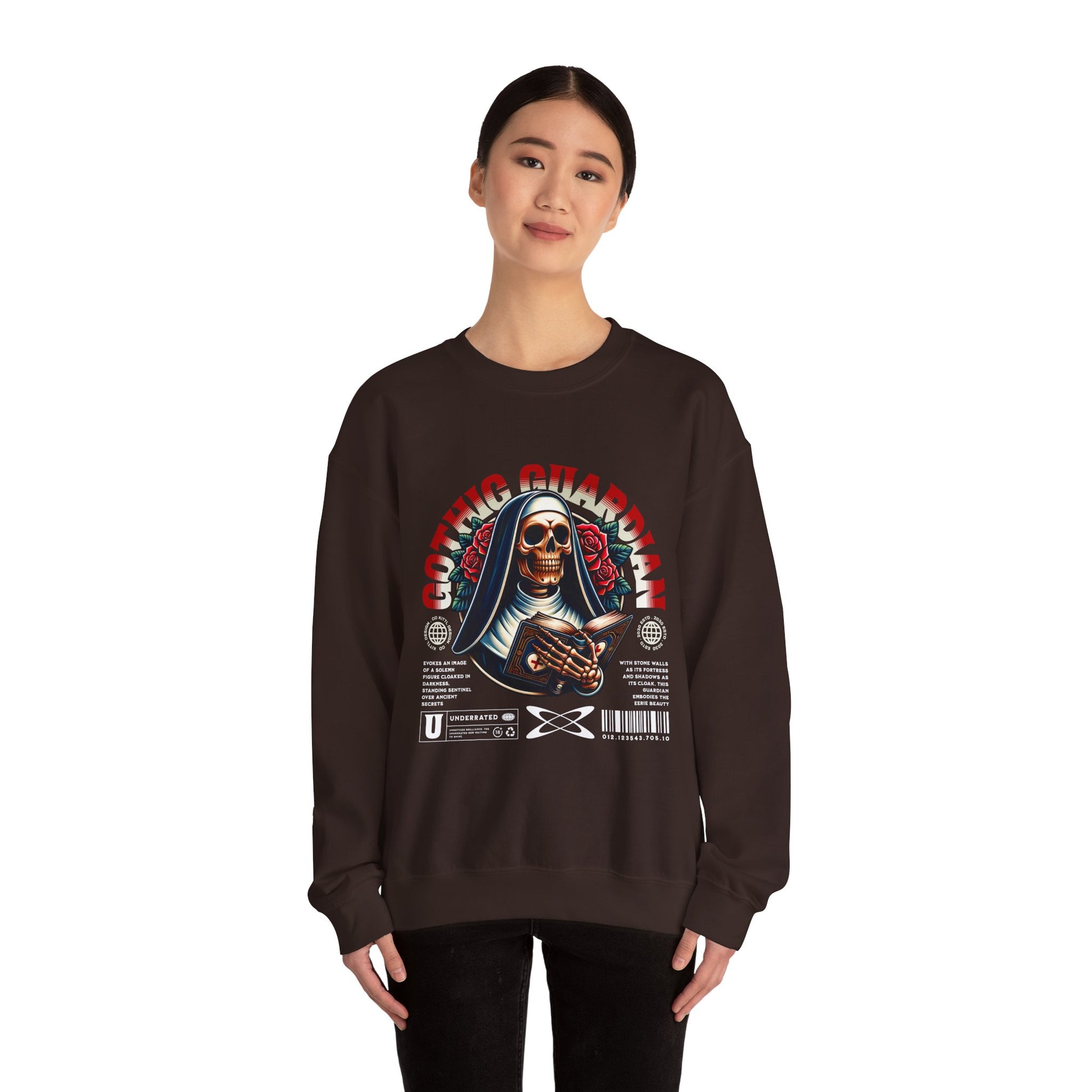 Gothic Guardian Crewneck Sweatshirt - Unisex Heavy Blend™.