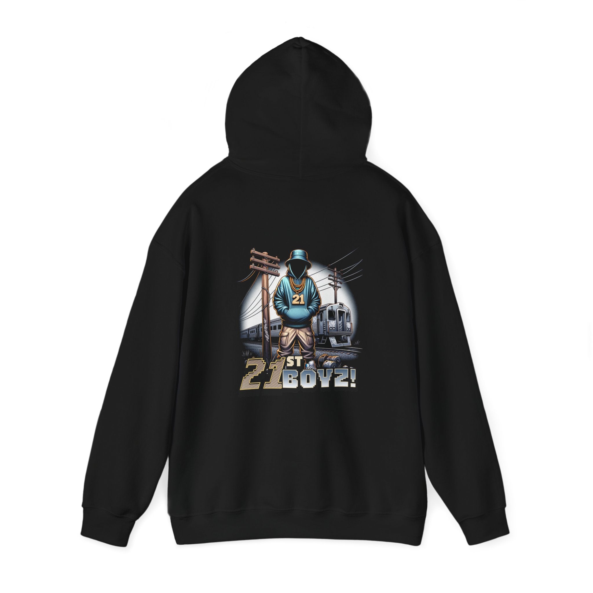 Urban Vibe Hoodie with 21st Boy Design