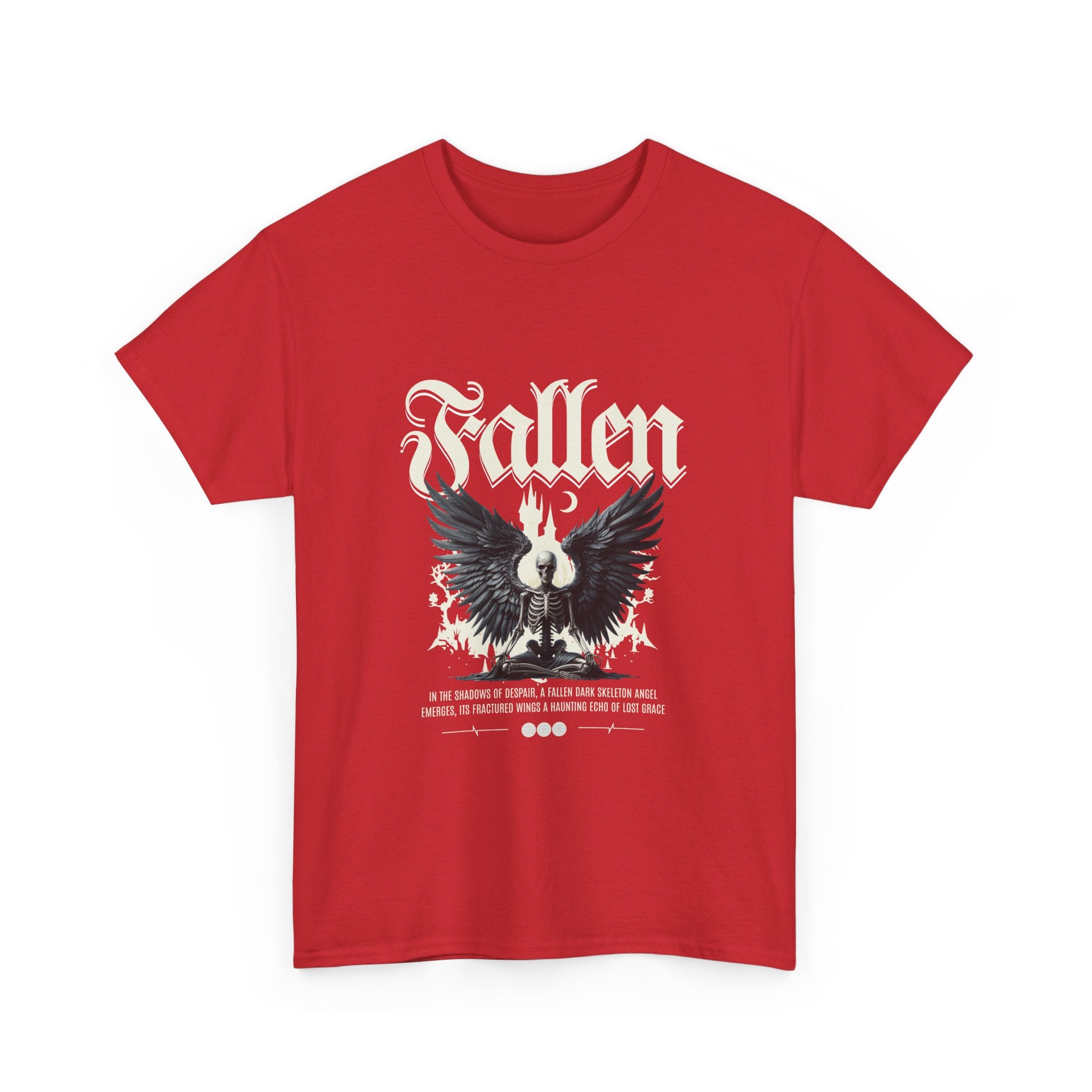 Fallen Graphic Unisex Heavy Cotton Tee - Casual Style for Music Lovers.