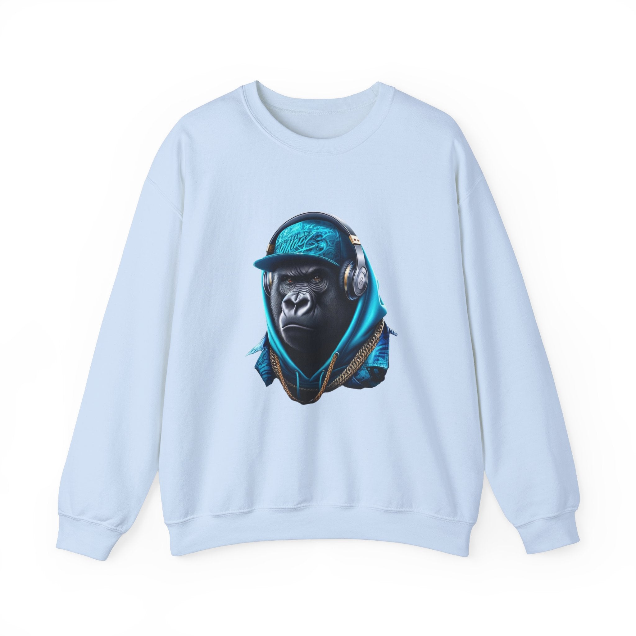 Urban Vibe Gorilla Crewneck Sweatshirt - Streetwear Style for Trendsetters