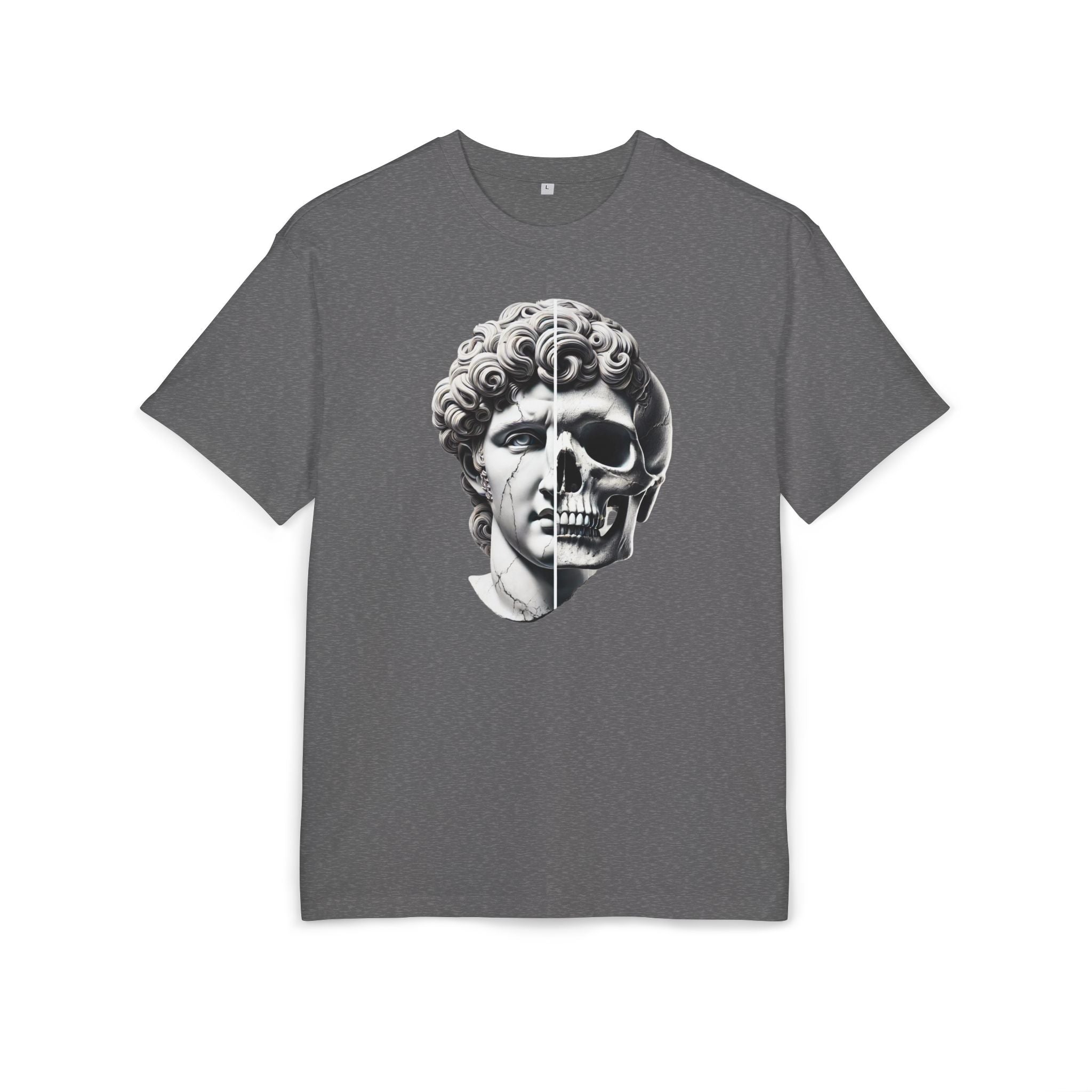Half Skull Gangsta David Unisex Heavy Oversize Tee
