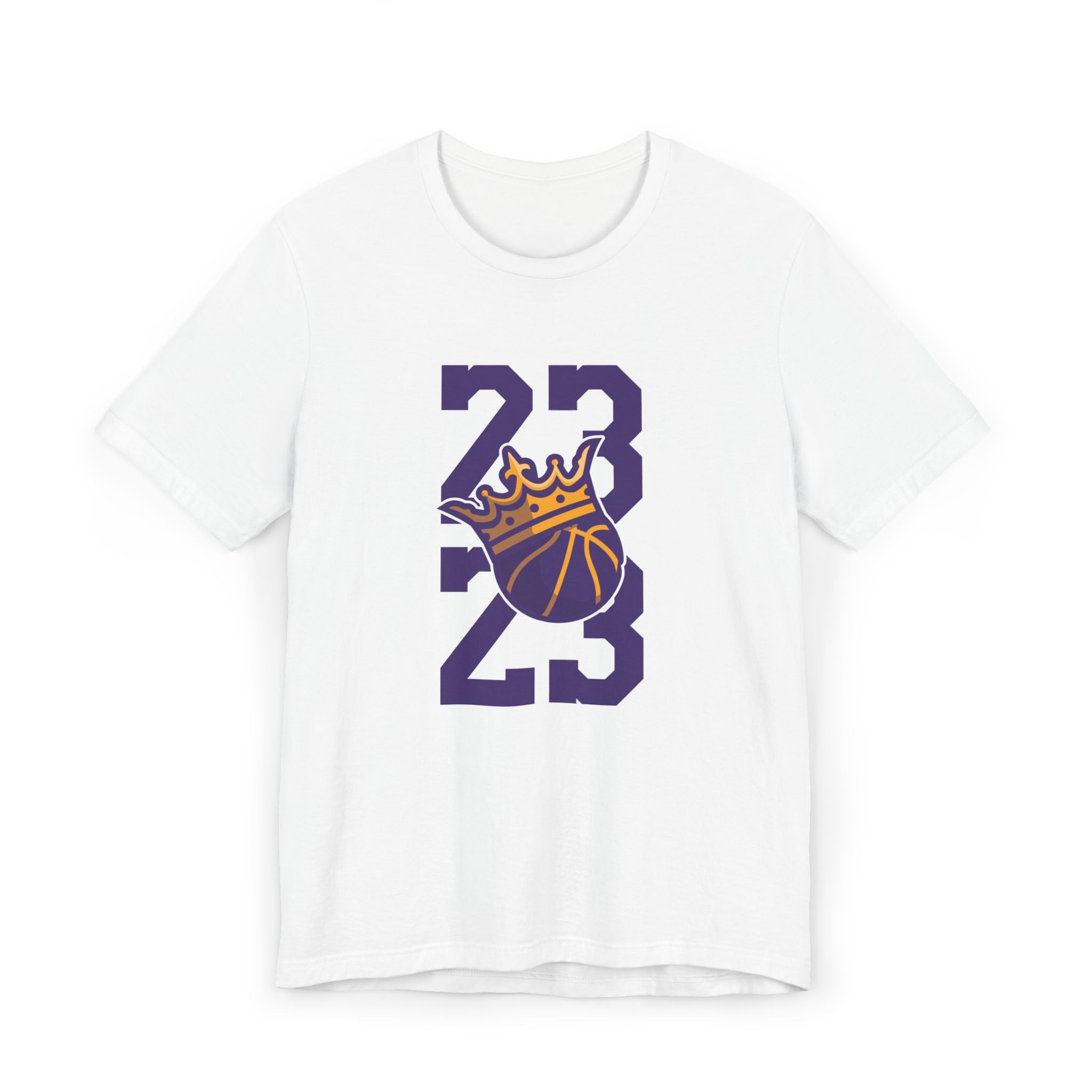 King of the Court Unisex Jersey T-Shirt - Basketball 23 Design