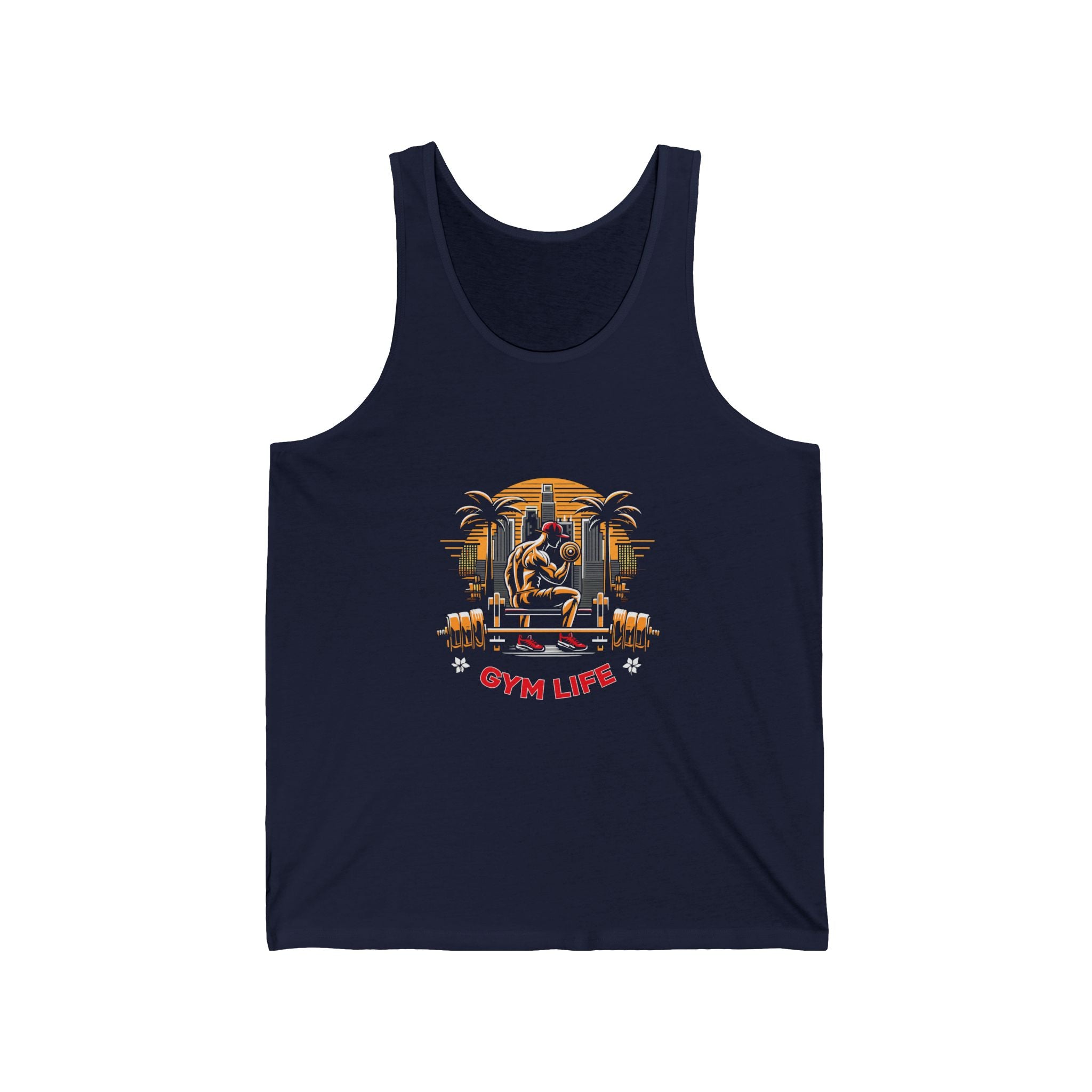 Gym Life Unisex Jersey Tank - Motivational Fitness Top