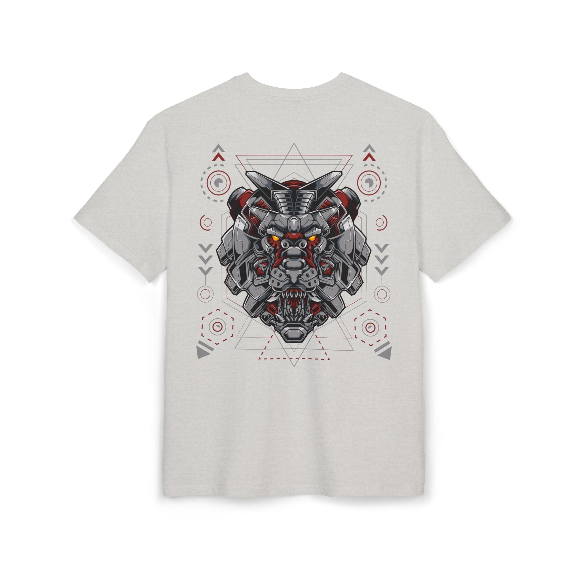 Samurai Lion Unisex Heavy Oversize Tee - Bold Graphic Design