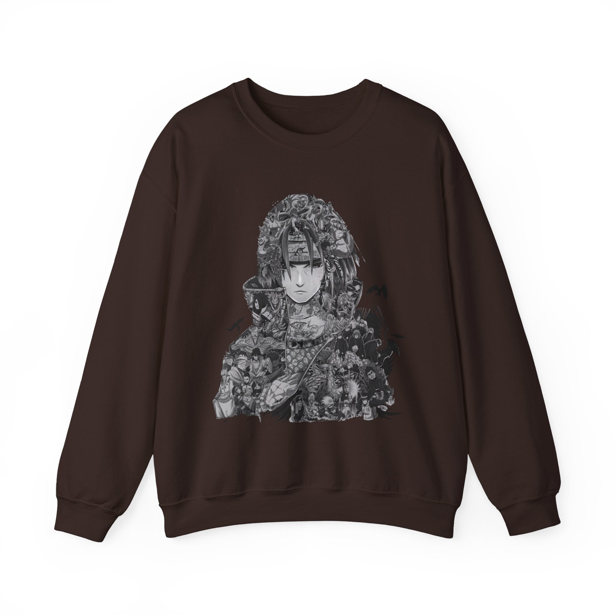 Unisex Heavy Blend™ Crewneck Sweatshirt with Artistic Warrior Design