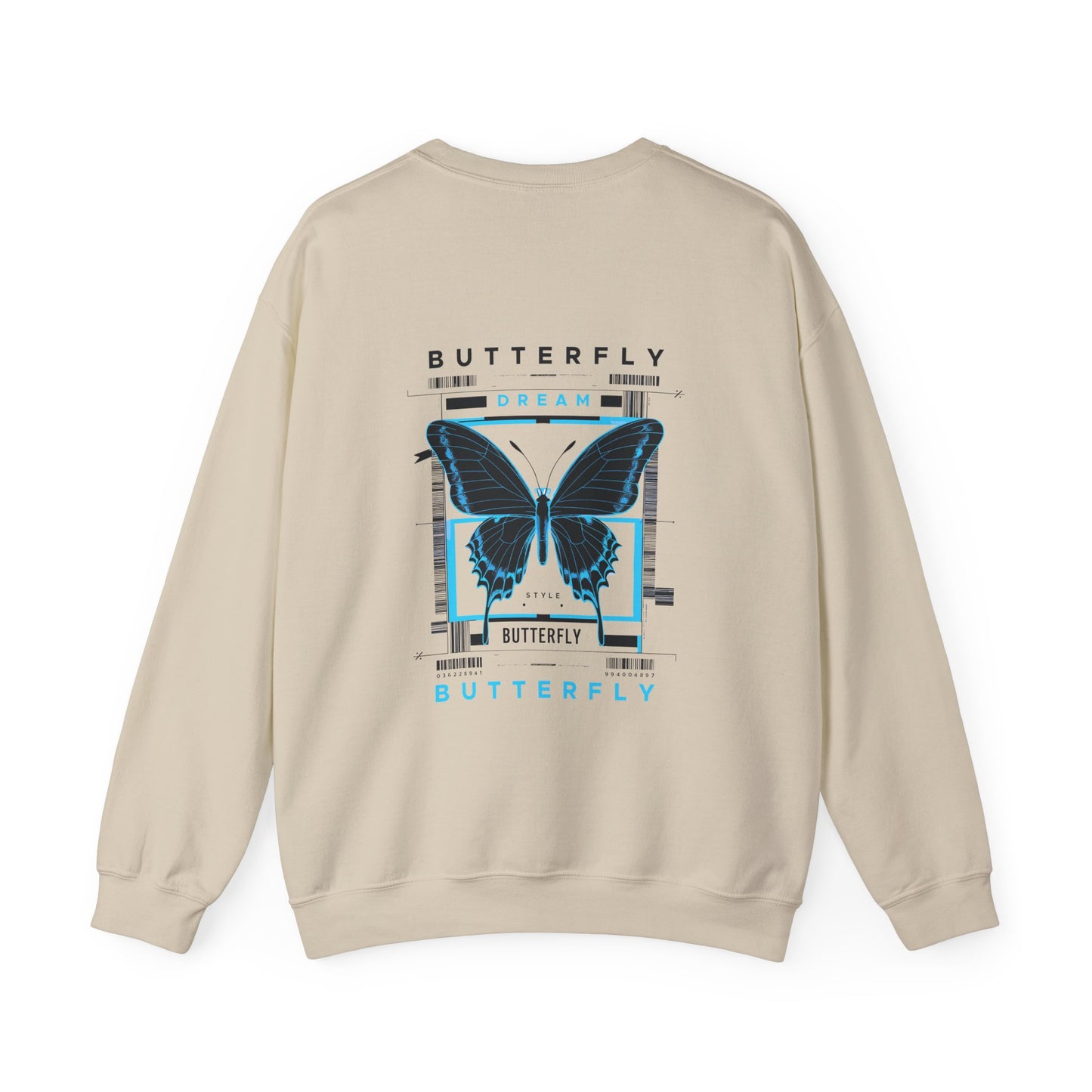 Stylish Butterfly Graphic Unisex Sweatshirt - Dream in Color