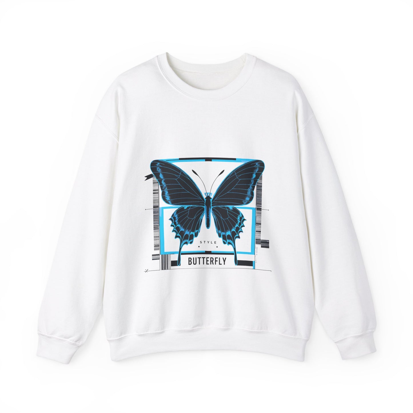 Stylish Butterfly Graphic Unisex Sweatshirt - Dream in Color