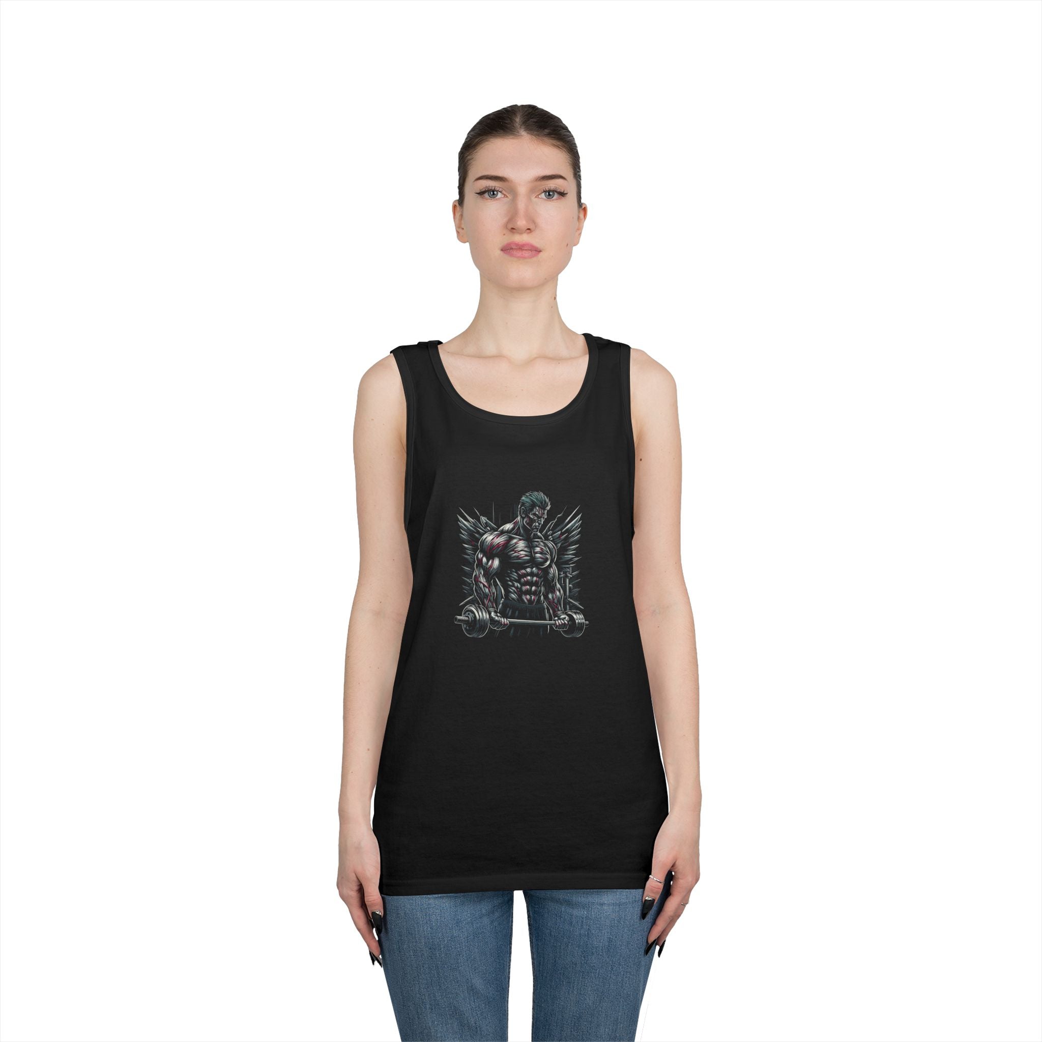 Gym Warrior Unisex Heavy Cotton Tank Top - Motivational Fitness Apparel