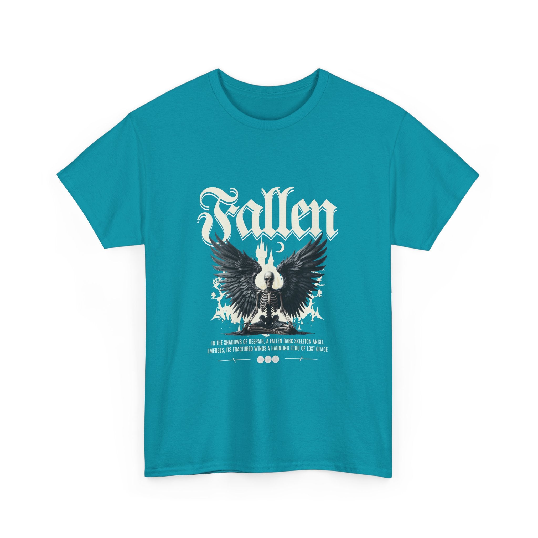 Fallen Graphic Unisex Heavy Cotton Tee - Casual Style for Music Lovers.