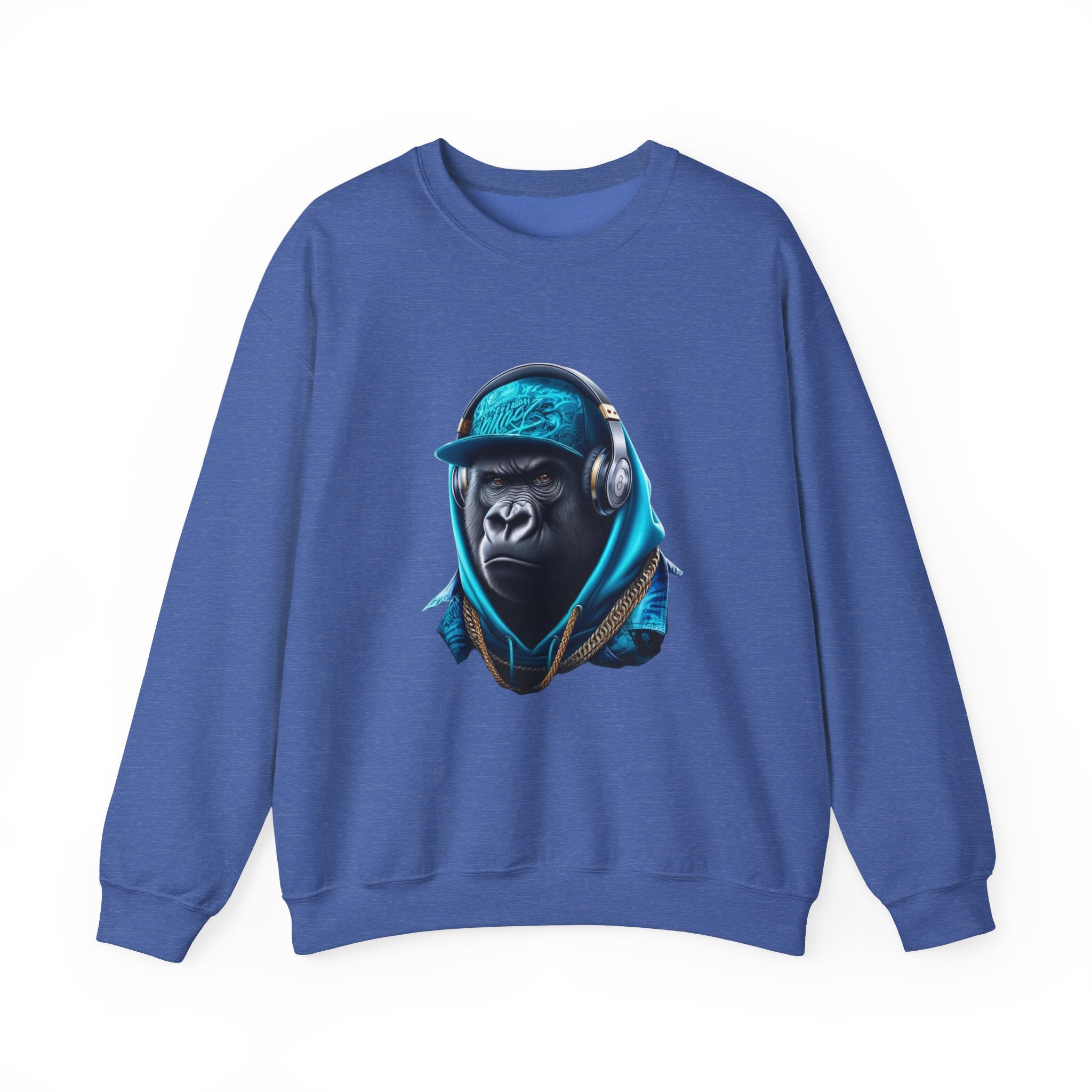 Urban Vibe Gorilla Crewneck Sweatshirt - Streetwear Style for Trendsetters