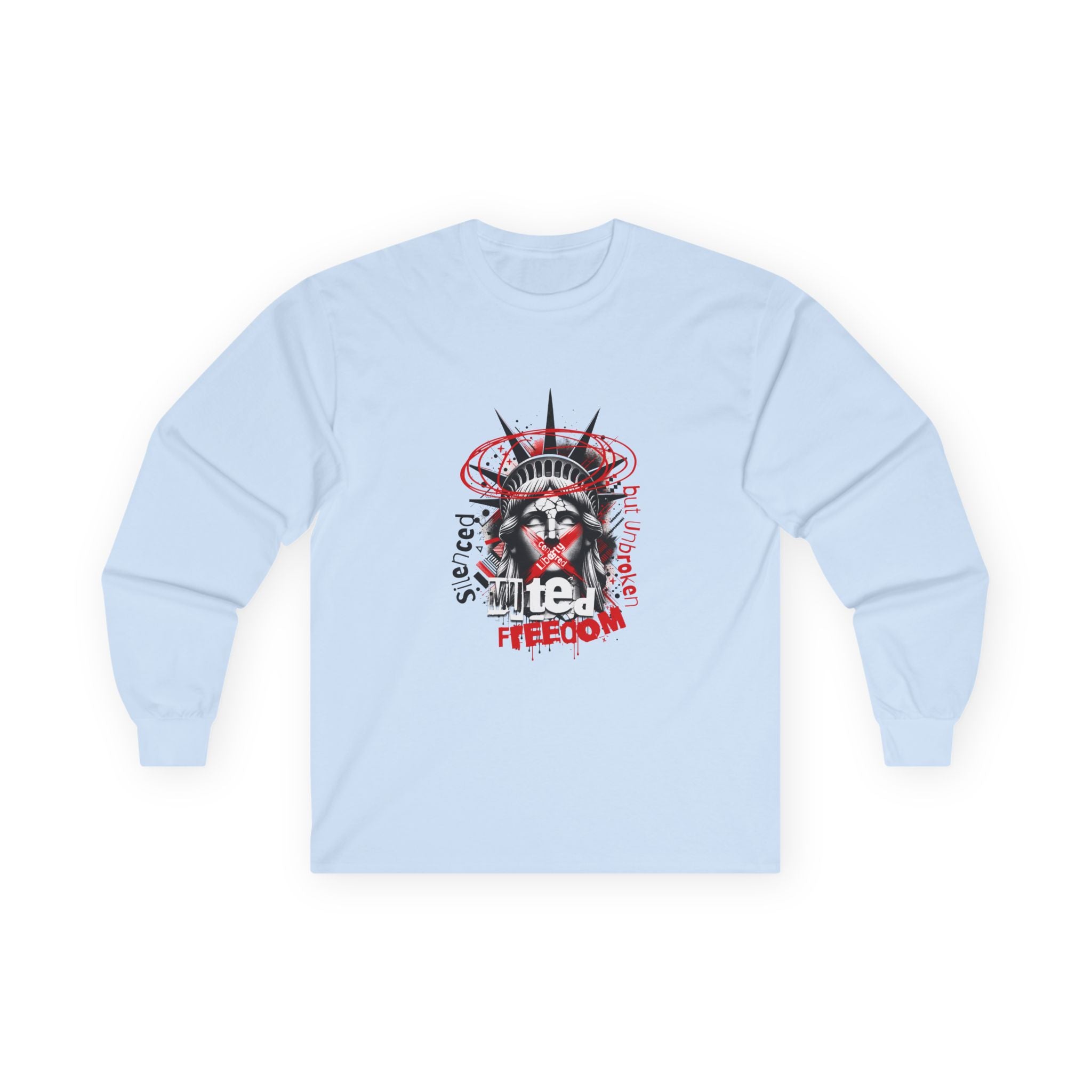 Freedom Statement Long Sleeve Tee - Unisex Ultra Cotton