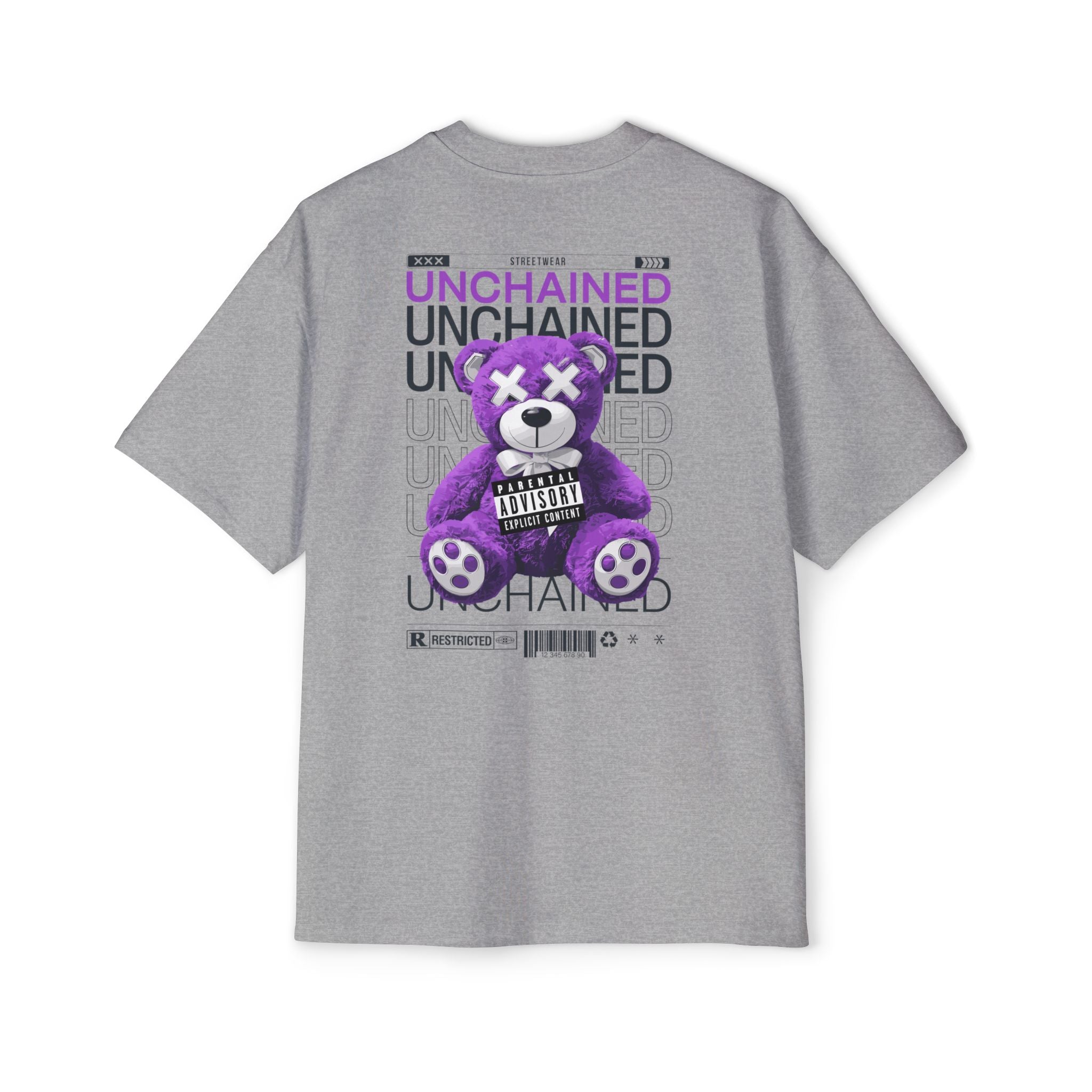 Unchained Bear Graphic Tee - Oversized Streetwear T-Shirt
