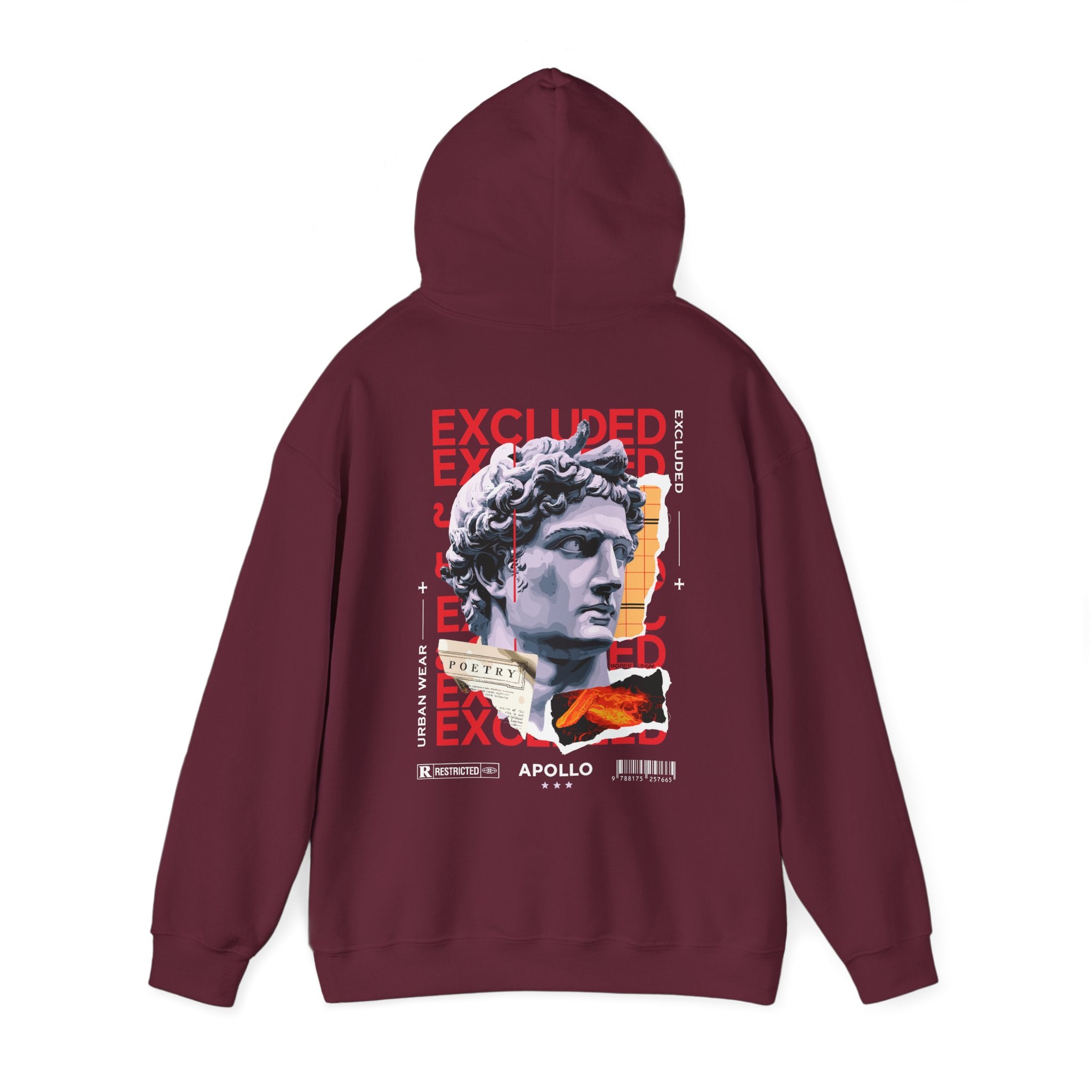 Artistic Apollo Hoodie  Excluded Design for Creative Souls