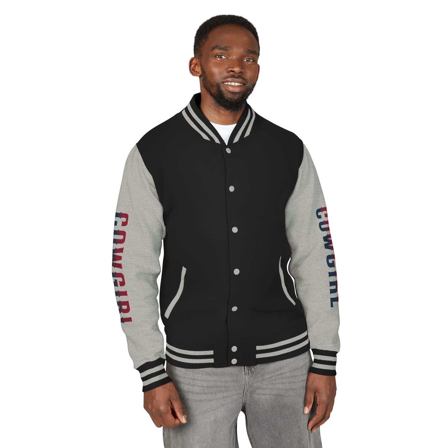 American Cowgirl Unisex Heavyweight Letterman Jacket - Vintage Style