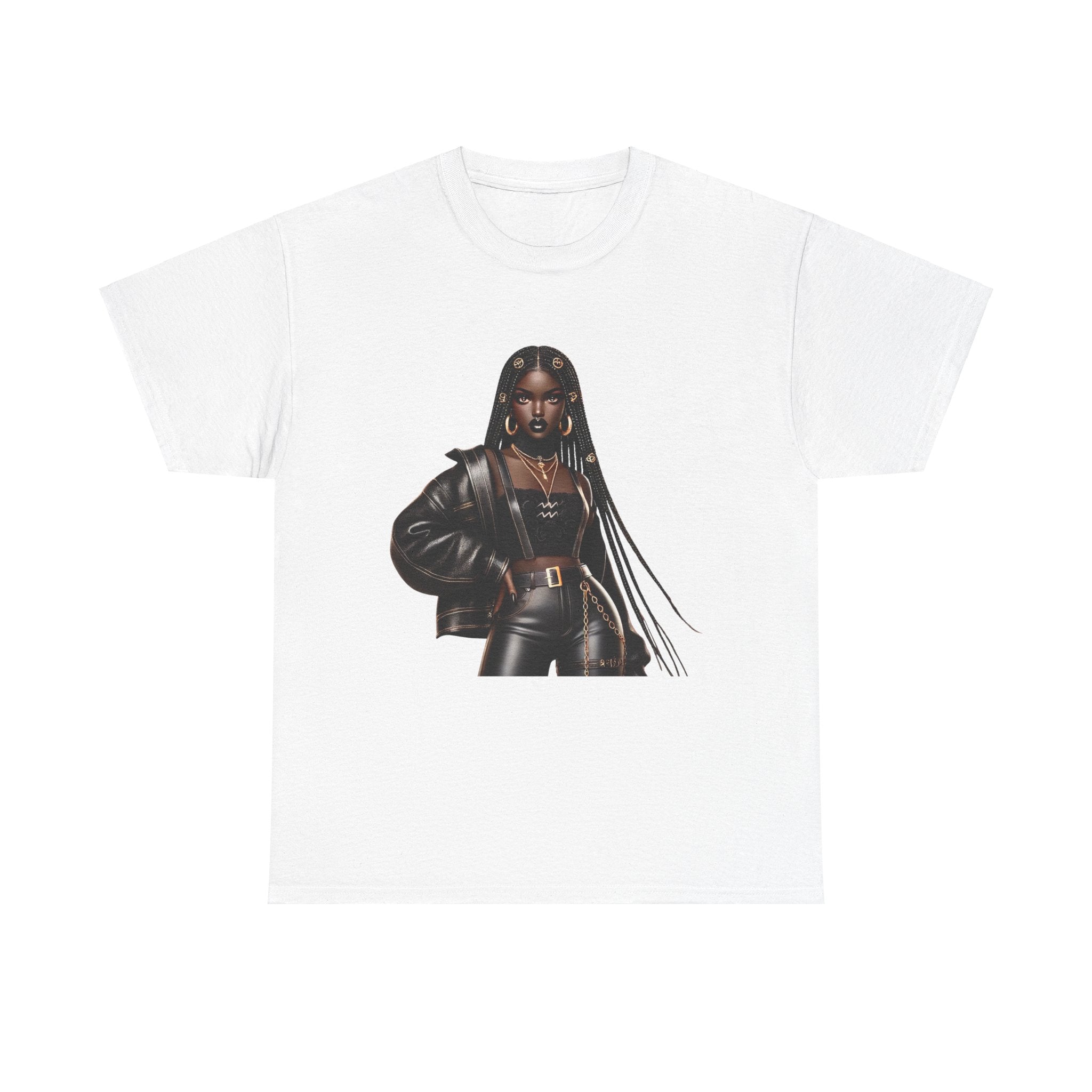 Aquarius Girl Unisex Heavy Cotton Tee