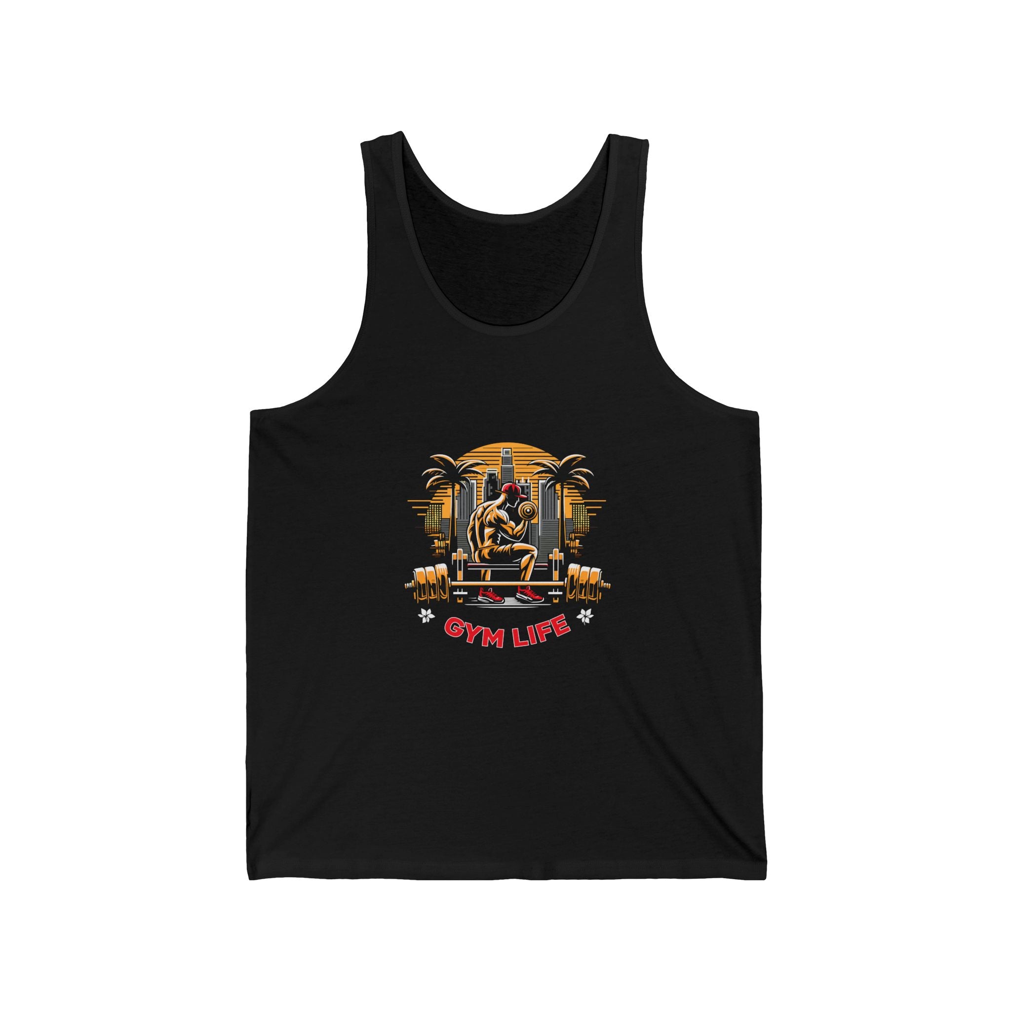 Gym Life Unisex Jersey Tank - Motivational Fitness Top