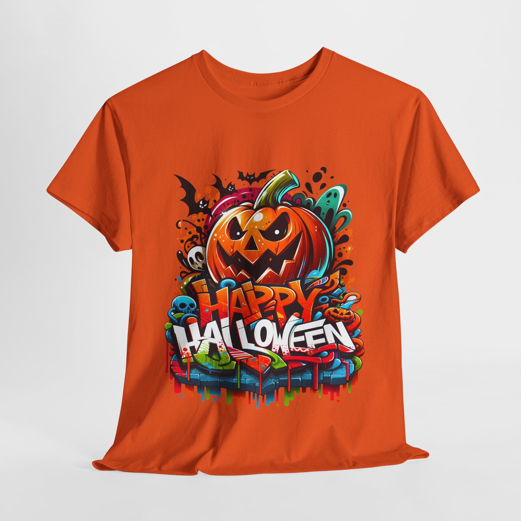 Happy Halloween Unisex Heavy Cotton Tee